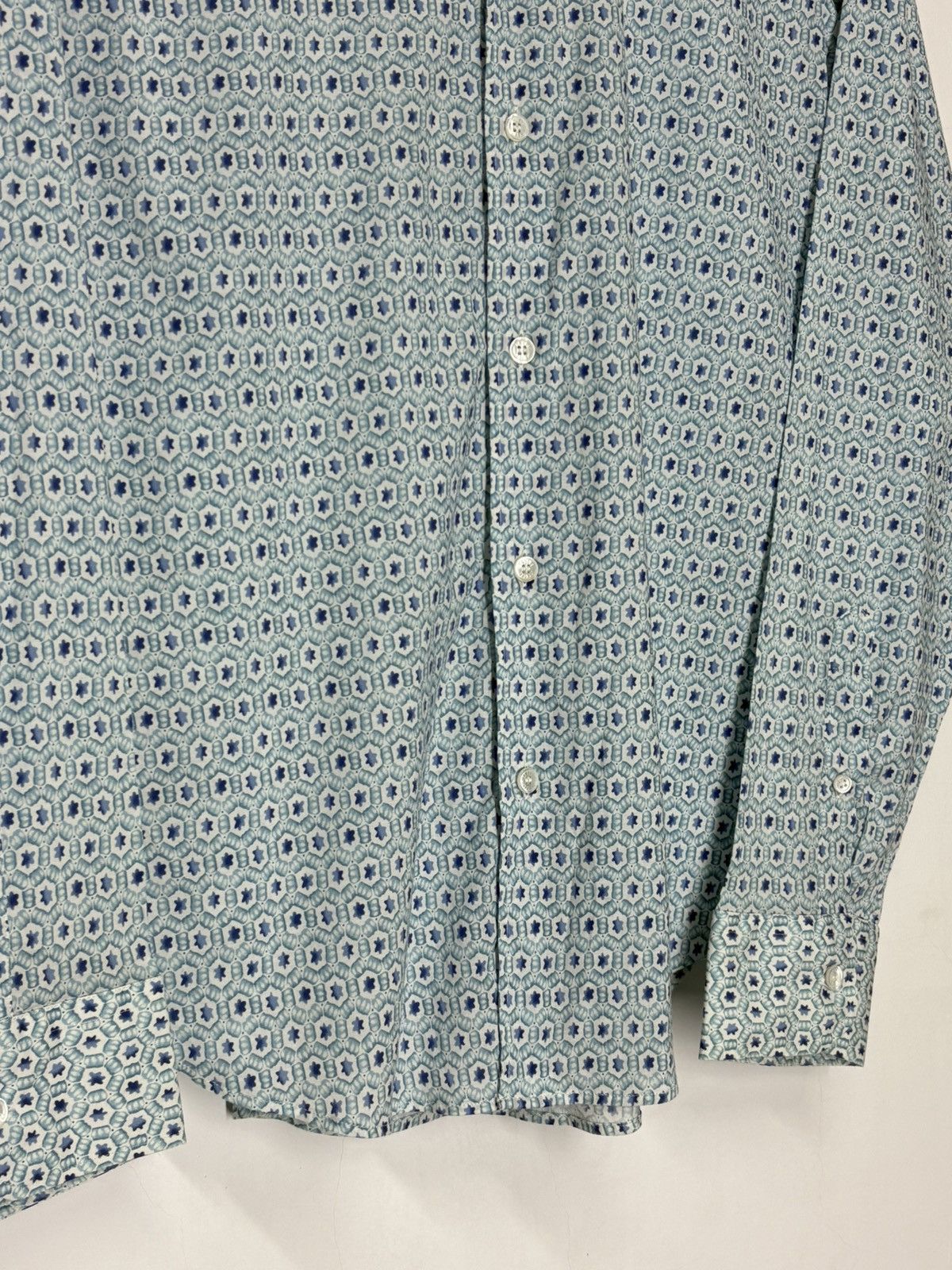 Fedeli Fedeli for Bongenie Grieder Luxury All Over Print Shirt Size US L / EU 52-54 / 3 - 7 Thumbnail