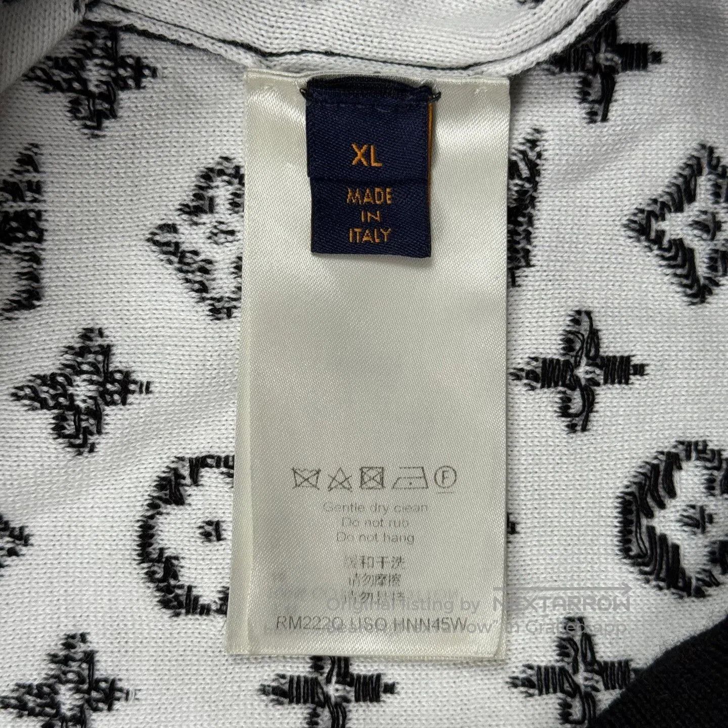 Louis Vuitton LV Black White Gradient Print Hoodie. Size US XL / EU 56 / 4 - 4 Thumbnail
