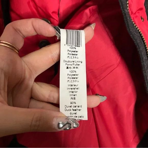 Kenzo Kenzo | Red Down Jacket Size M / US 6-8 / IT 42-44 - 5 Thumbnail