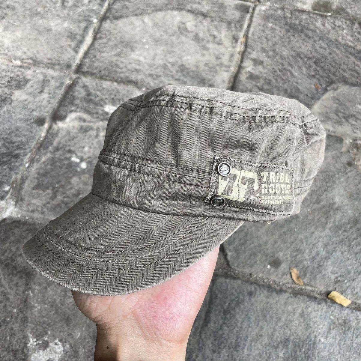 Japanese Brand × Vintage Vintage Patrol Hat Tribal Routes Y2K style Size ONE SIZE - 1 Thumbnail