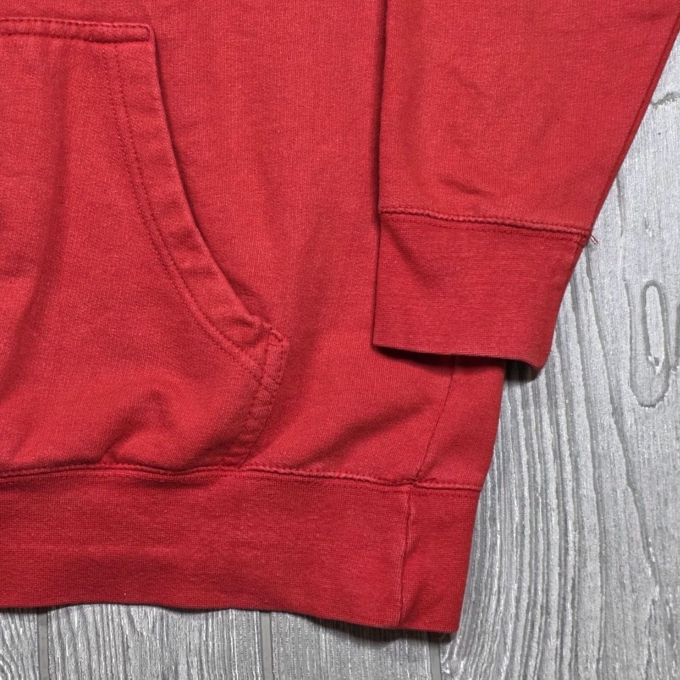 Nike Nike Sportswear Club Fleece Hoodie Mens L Red Sweatshirt Long Sleeve Drawstring Size US L / EU 52-54 / 3 - 5 Thumbnail