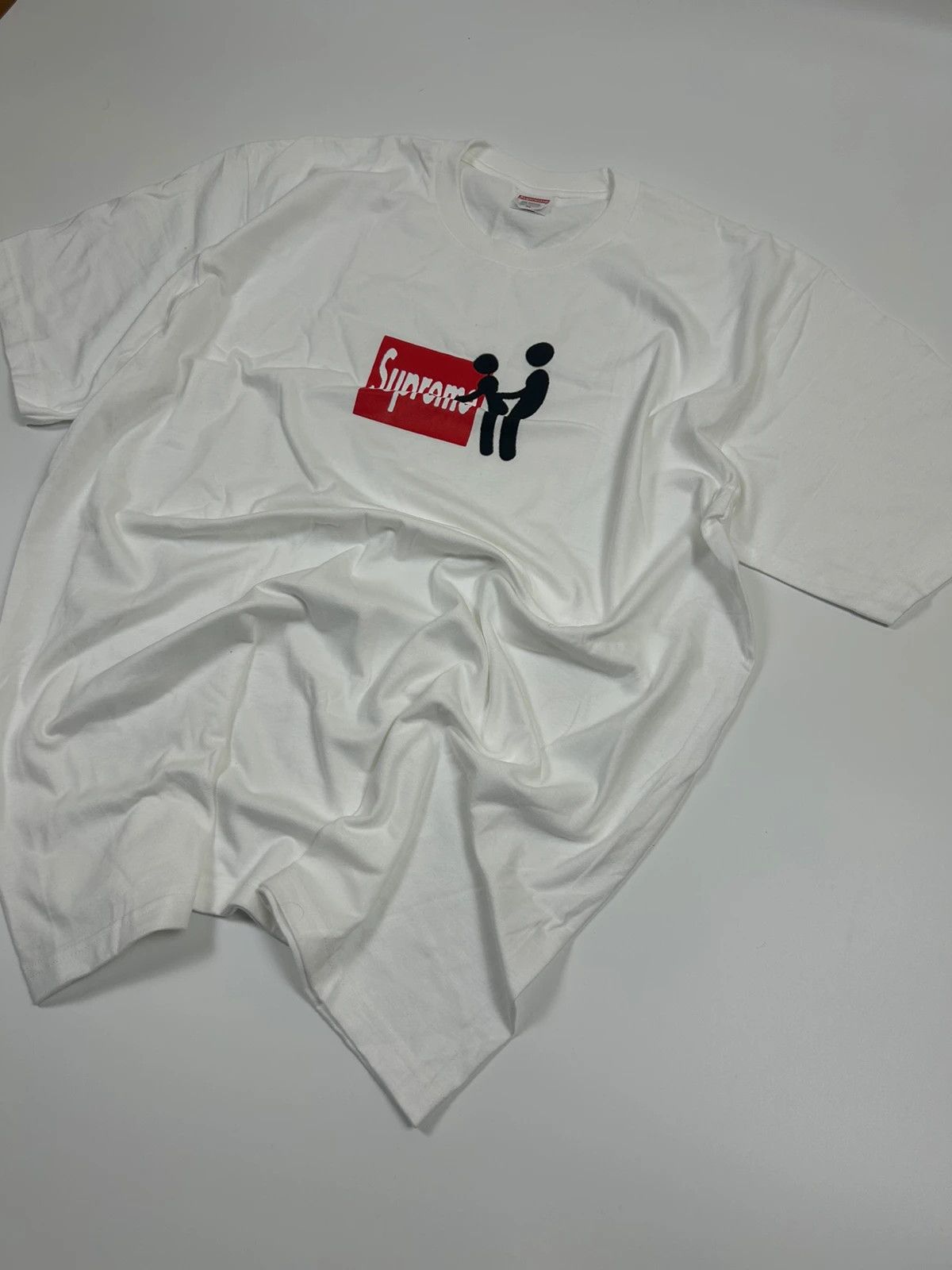 Supreme Supreme stick tee fuck tshirt logo streetwear bogo box logo Size US XL / EU 56 / 4 - 2 Thumbnail