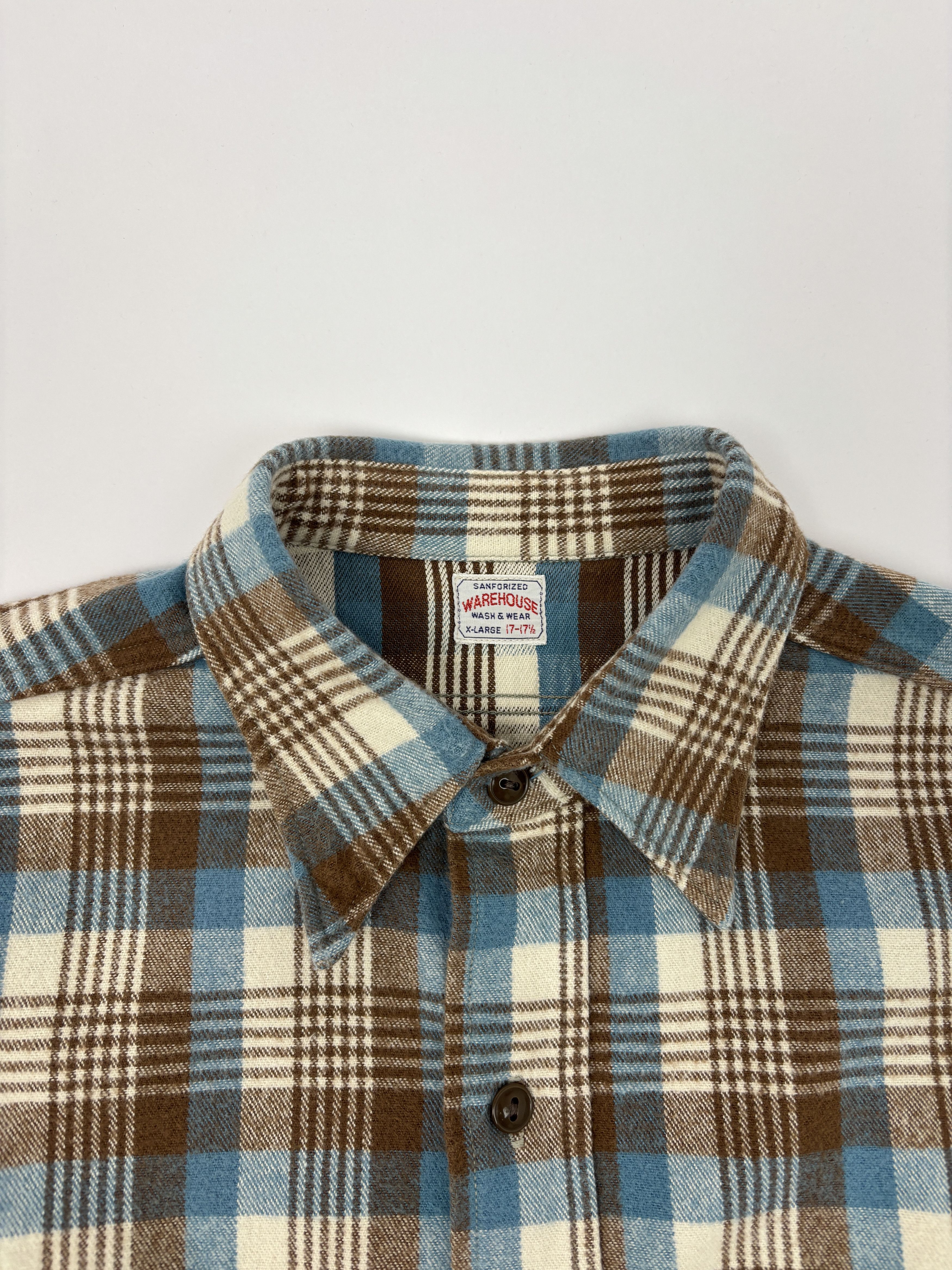 Warehouse & Co. Warehouse & Co 3104 Flannel Shirt Size US XL / EU 56 / 4 - 5 Thumbnail