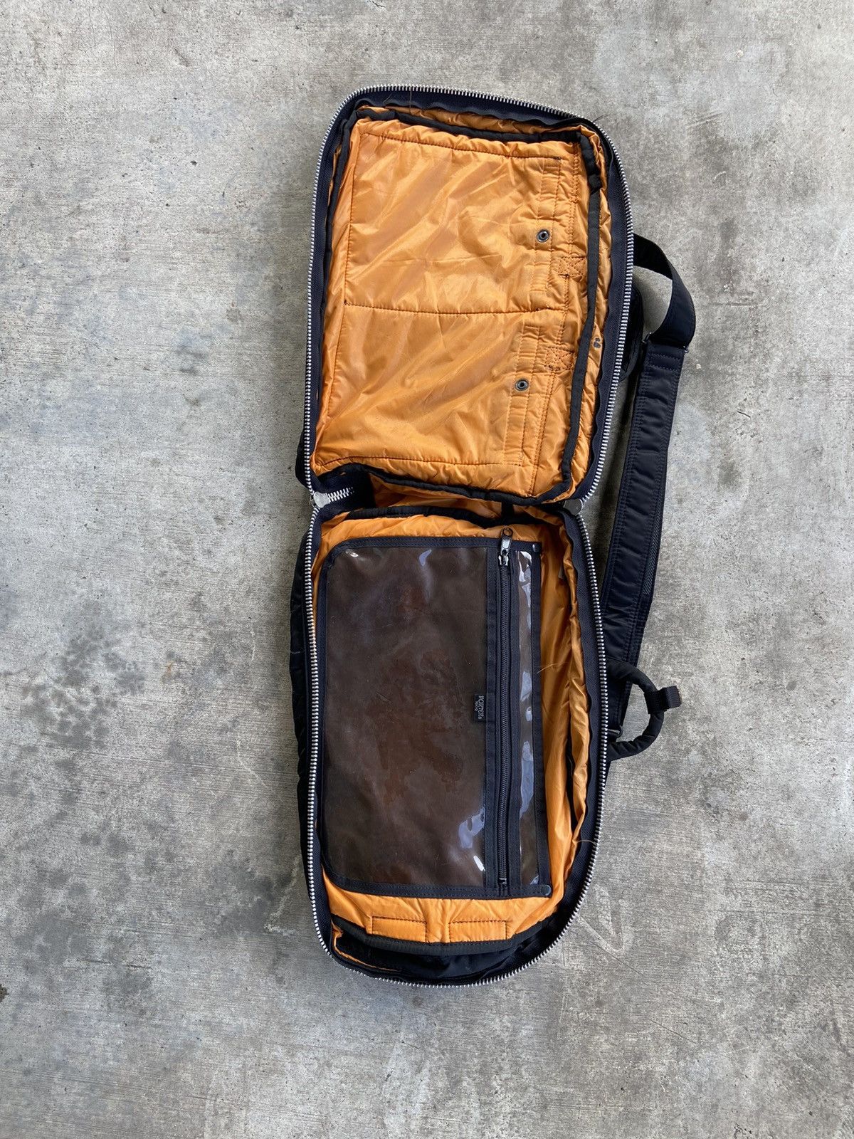 Porter Vintage Porter Tanker Black Nylon 3 Way Backpack / Sling Bag Size ONE SIZE - 6 Thumbnail