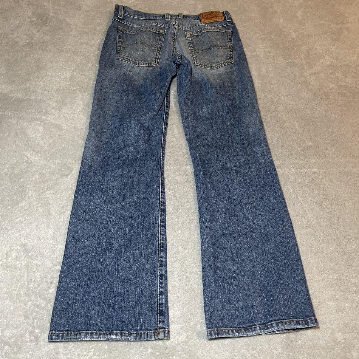 Lucky Brand VTG Lucky Brand Jeans Womens 4/27 Blue Bootcut Made USA Y2K Size 29" - 4 Thumbnail