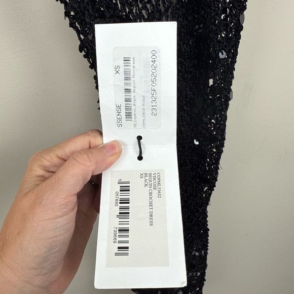 Coperni NEW Coperni PARIS Black Sequin Mesh mini Dress xs Size XS / US 0-2 / IT 36-38 - 11 Thumbnail