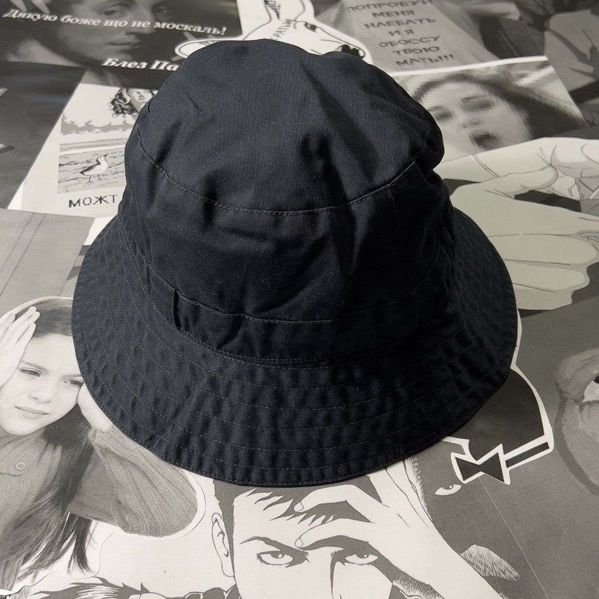 XXL 62cm-68cm Bucket Sun Hat,Double-Side-Wear Fisherman Cap Beach