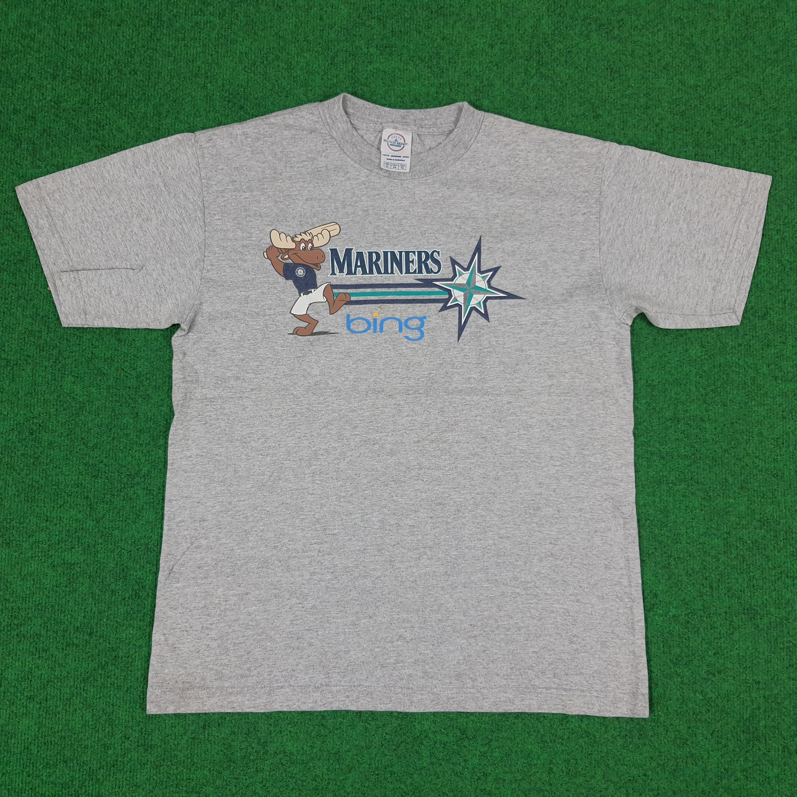 MLB × Vintage Vintage Mariners Bing Baseball MLB Sports Tshirt Size US M / EU 48-50 / 2 - 1 Thumbnail