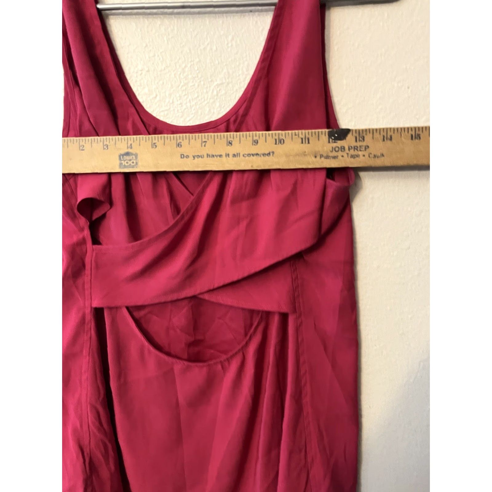 Express Express Blouse Women's Round Neck Sleeveless Cross Back Polyester Small Pink Size S / US 4 / IT 40 - 4 Thumbnail