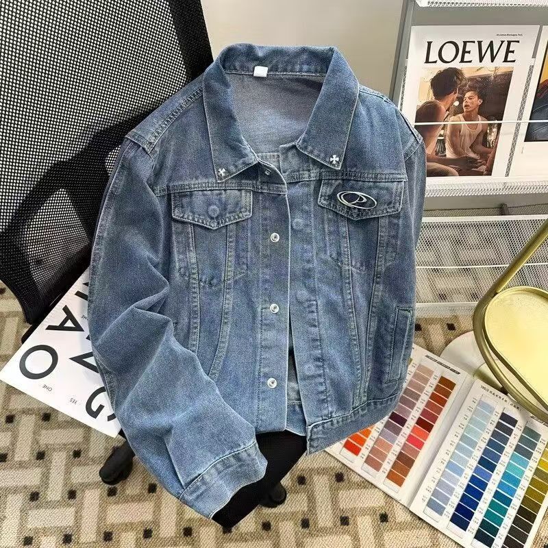 Vintage Light Blue Washed Denim Trucker Jacket Size US M / EU 48-50 / 2 - 1 Thumbnail