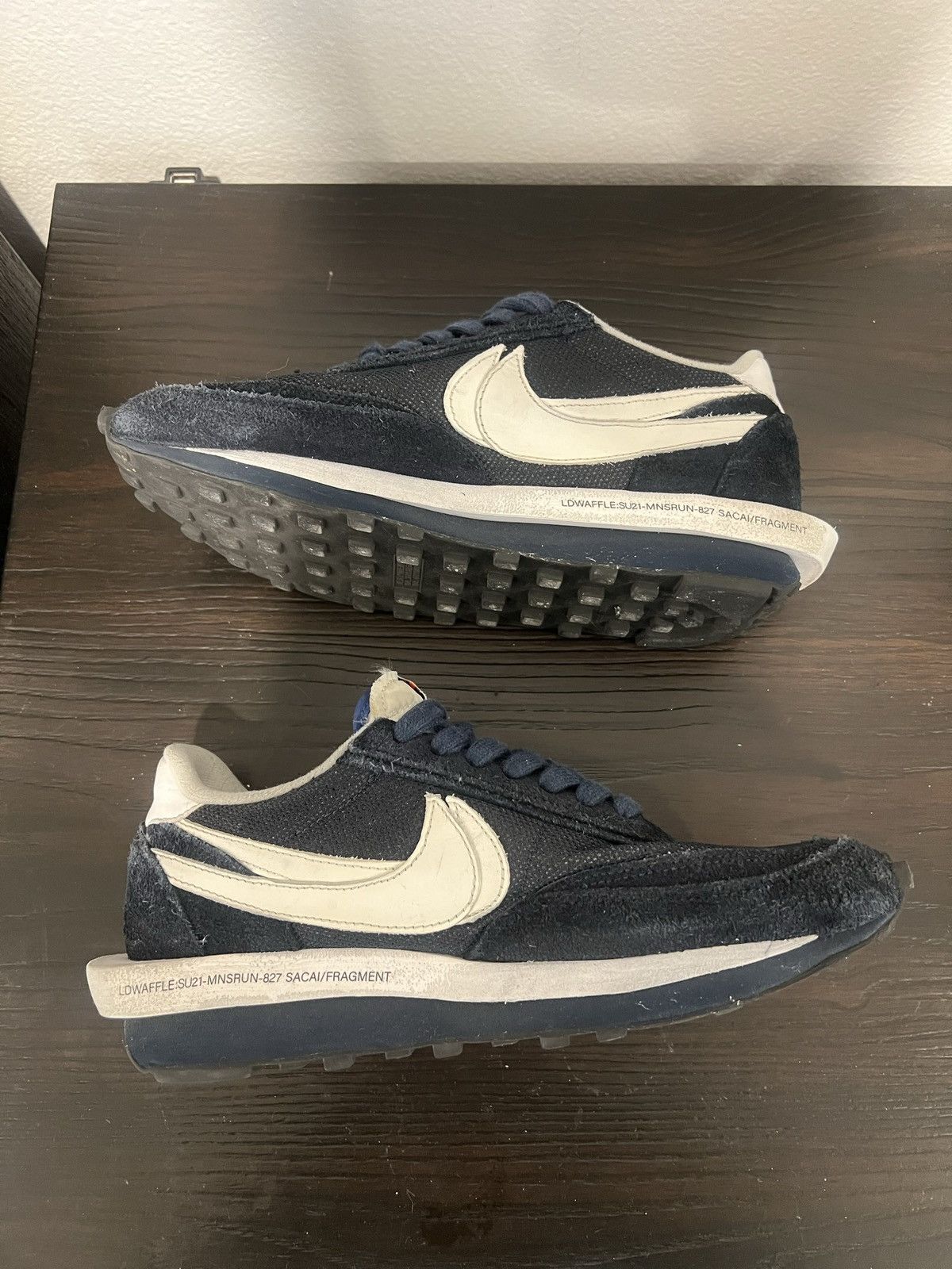 Nike × Sacai NIKE LD Waffle Sacai Fragment Blue avoid Size US 9.5 / EU 42-43 - 1 Thumbnail