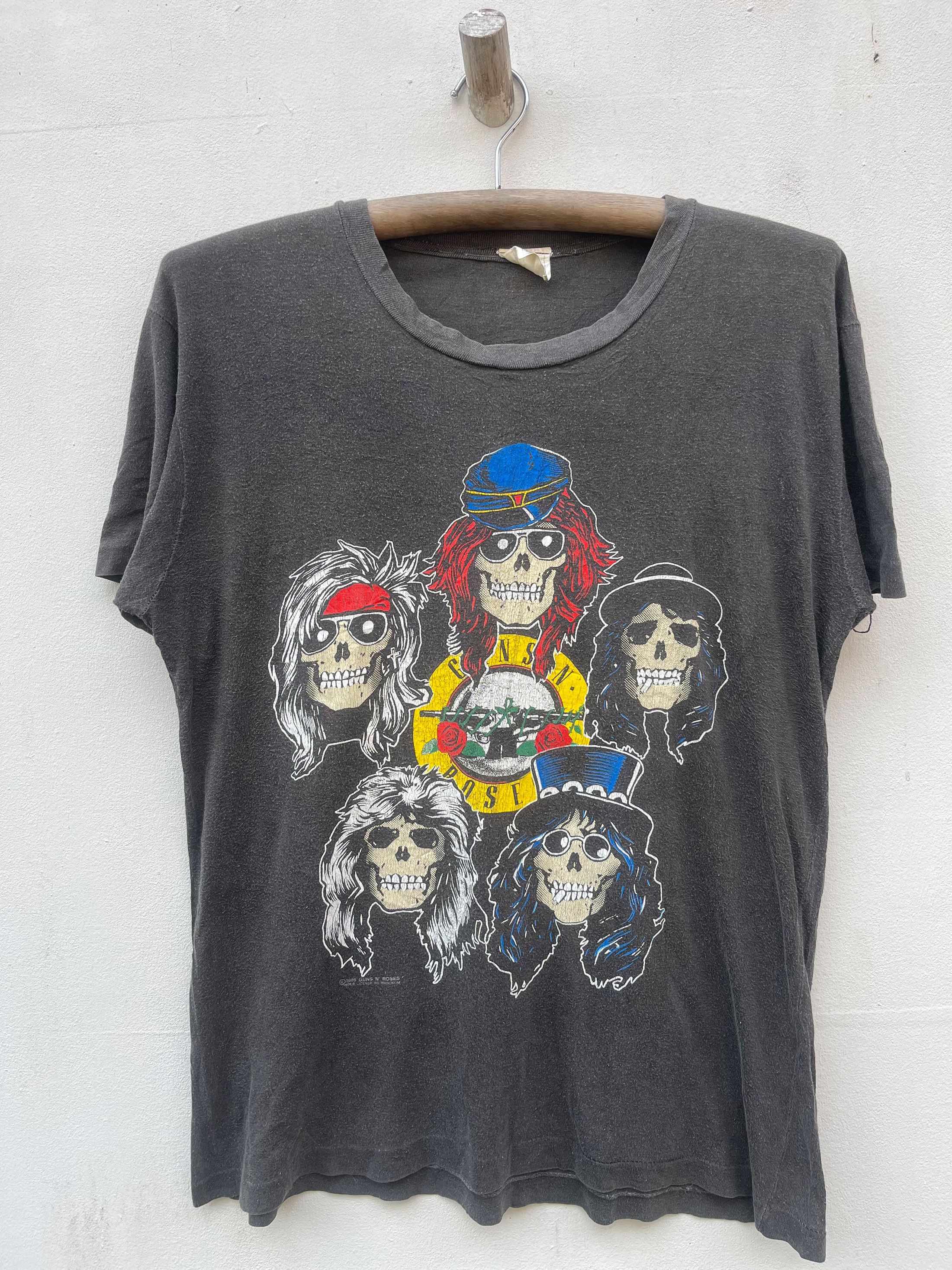 Band Tees Vintage Guns Roses 80s Brockum Single Stitching Tour Rock Size US M / EU 48-50 / 2 - 1 Thumbnail