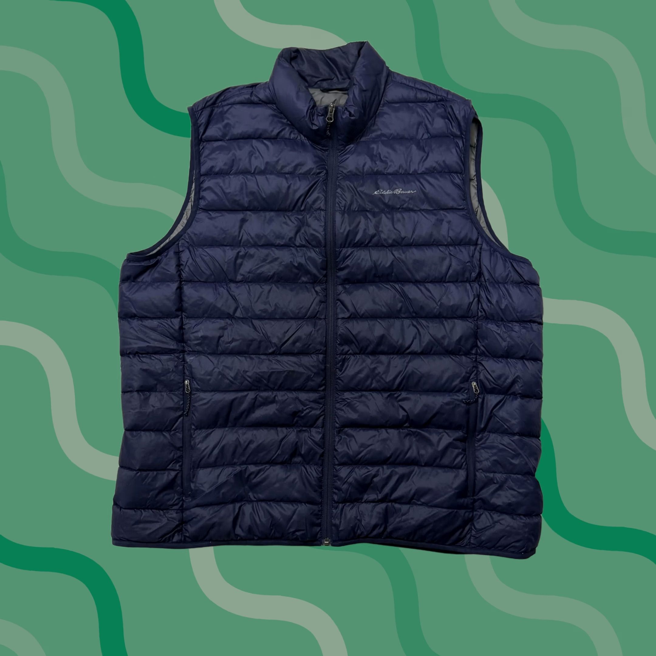 Eddie Bauer Eddie Bauer Vest Mens 2XL Blue Quilted Puffer Full Zip Insulated Outdoor Warm Size US XXL / EU 58 / 5 - 1 Thumbnail