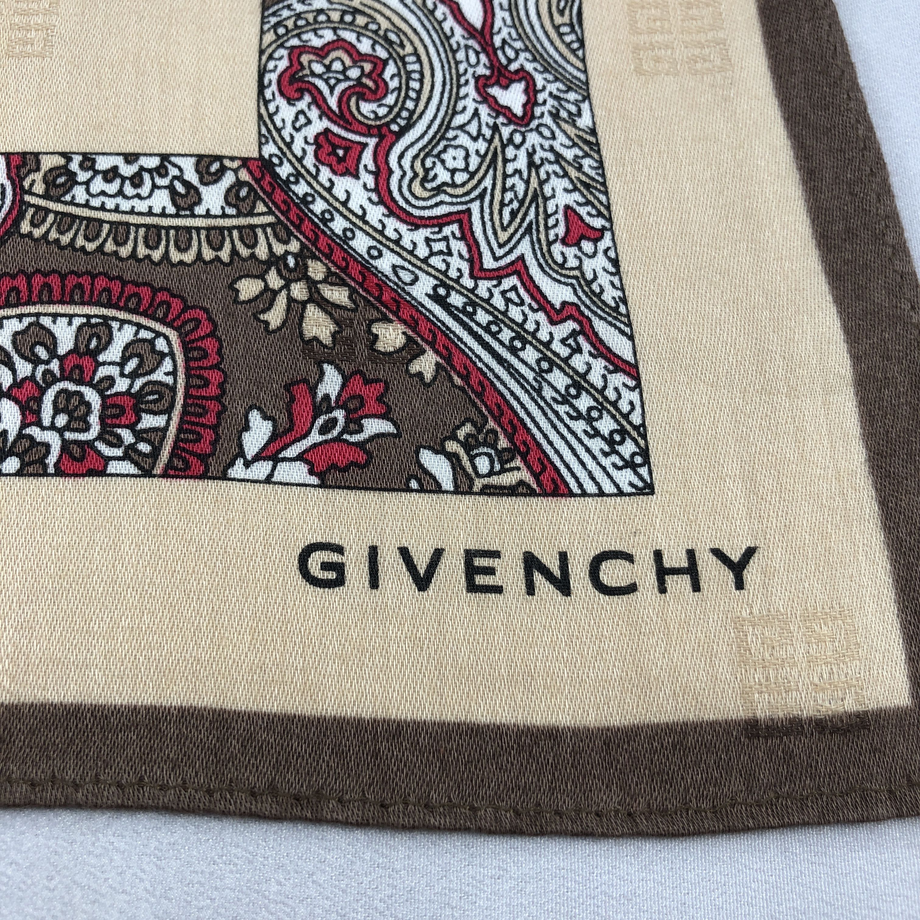 Givenchy Givenchy Handkerchief Neckerchief Bandana H2859 Size ONE SIZE - 3 Thumbnail