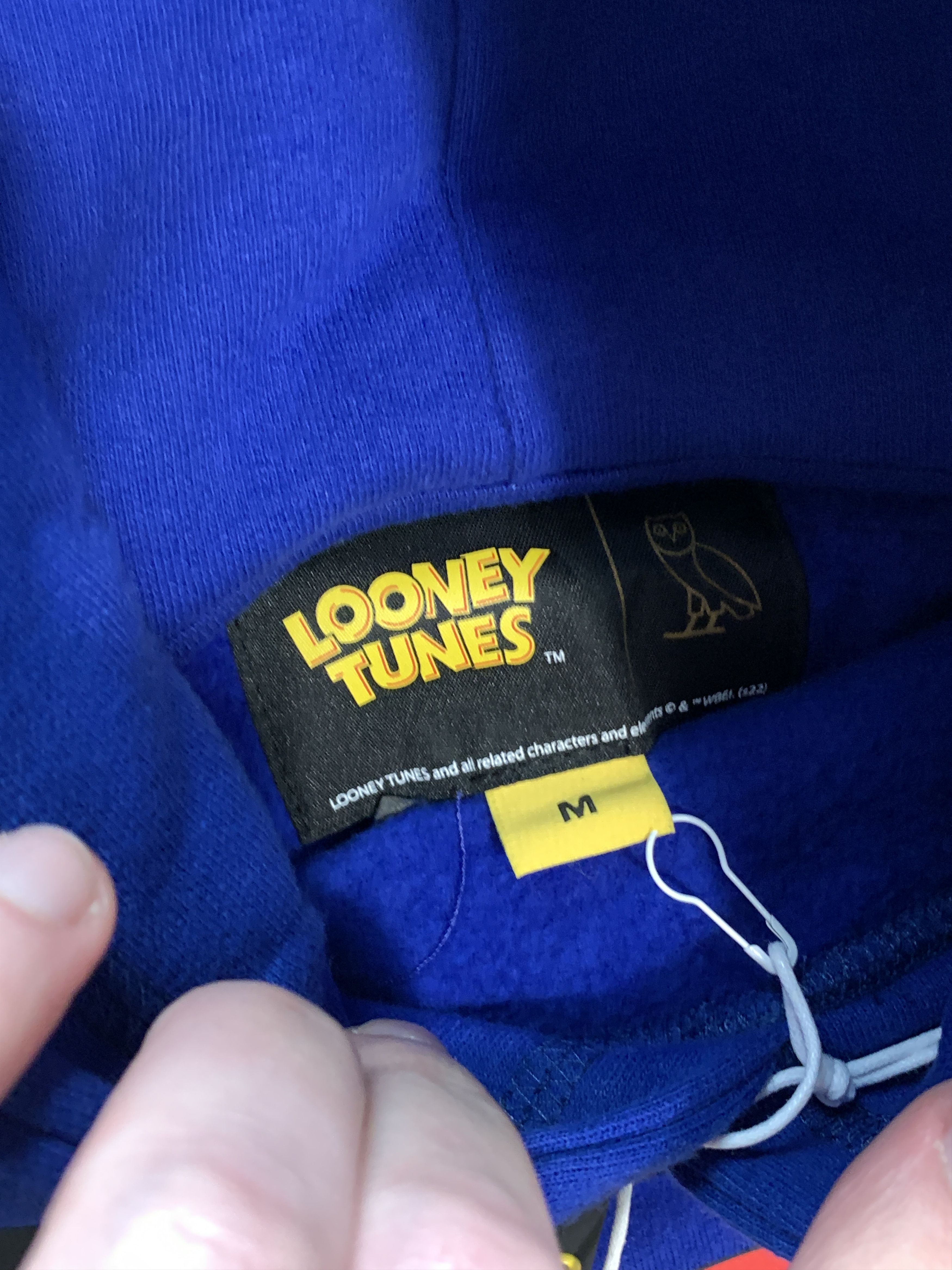 Drake OVO x Looney Tunes Classic Owl Hoodie Blue Size US M / EU 48-50 / 2 - 4 Thumbnail
