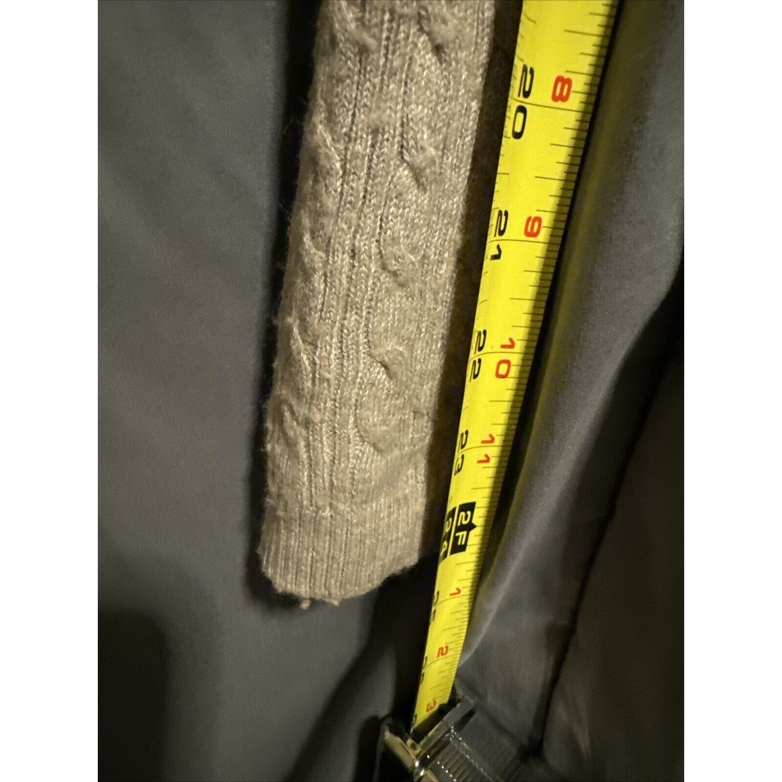 Uniqlo Uniqlo Cable Knit Womens Sweater Blend Medium Beige Scoop Ne Size M / US 6-8 / IT 42-44 - 9 Thumbnail