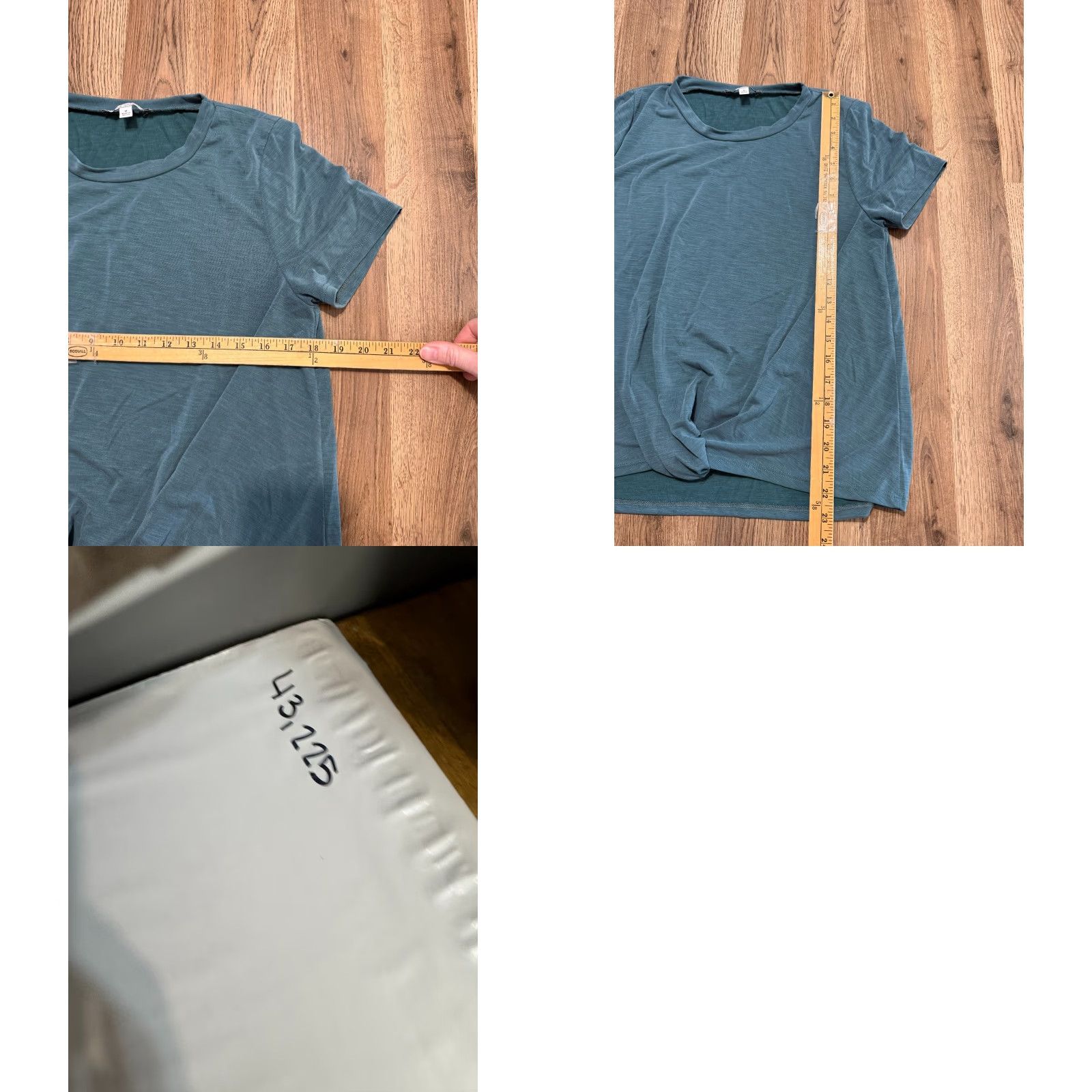 Vintage Green Envelope Shirt Women Medium Green Short Sleeve Casual Basic Tee Size M / US 6-8 / IT 42-44 - 8 Thumbnail