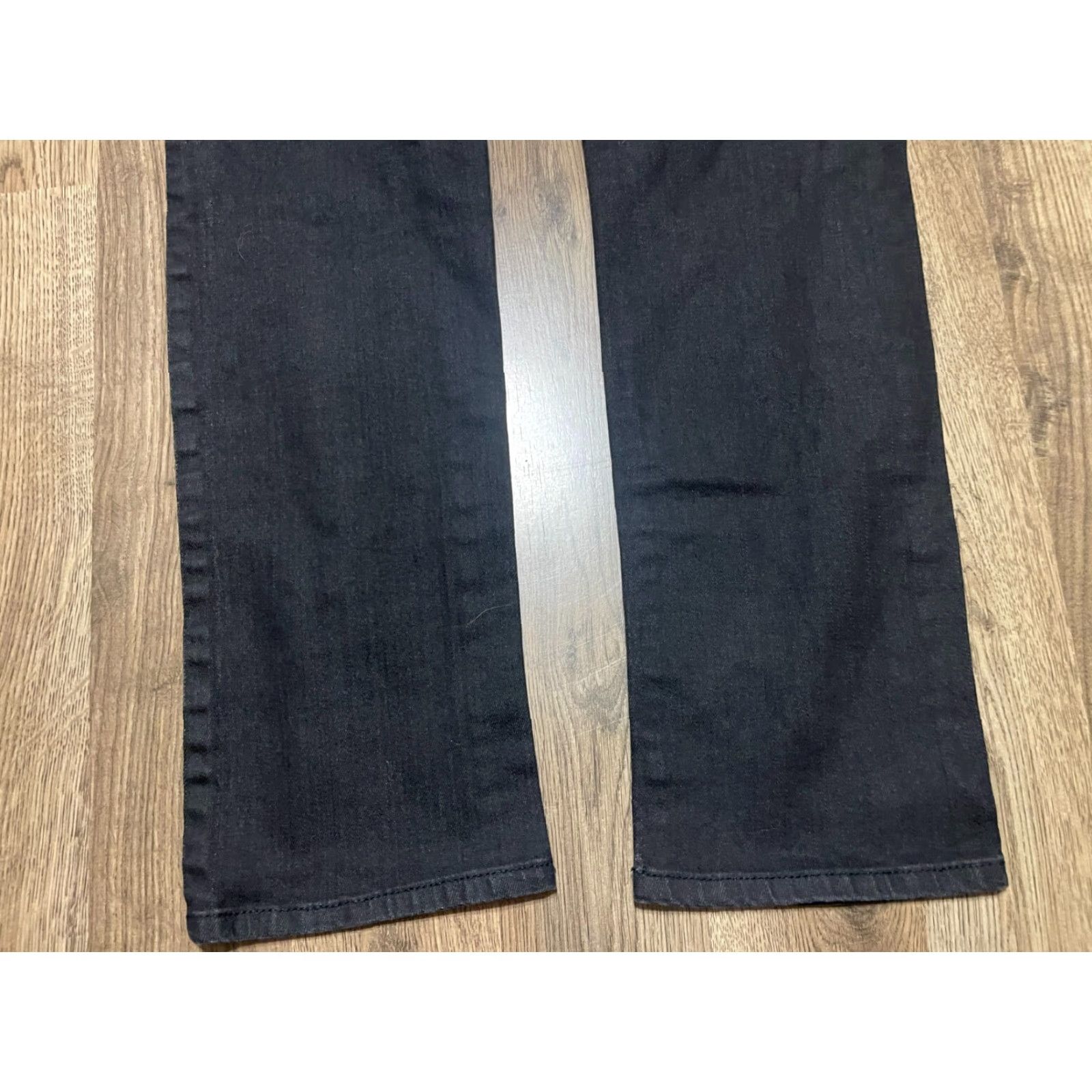 Aeropostale AeroPostale Jeans Men 30/34 Black Denim Bowery Slim Straight Jeans Slim Regular Inseam 34 Mens Size US 30 / EU 46 - 4 Thumbnail
