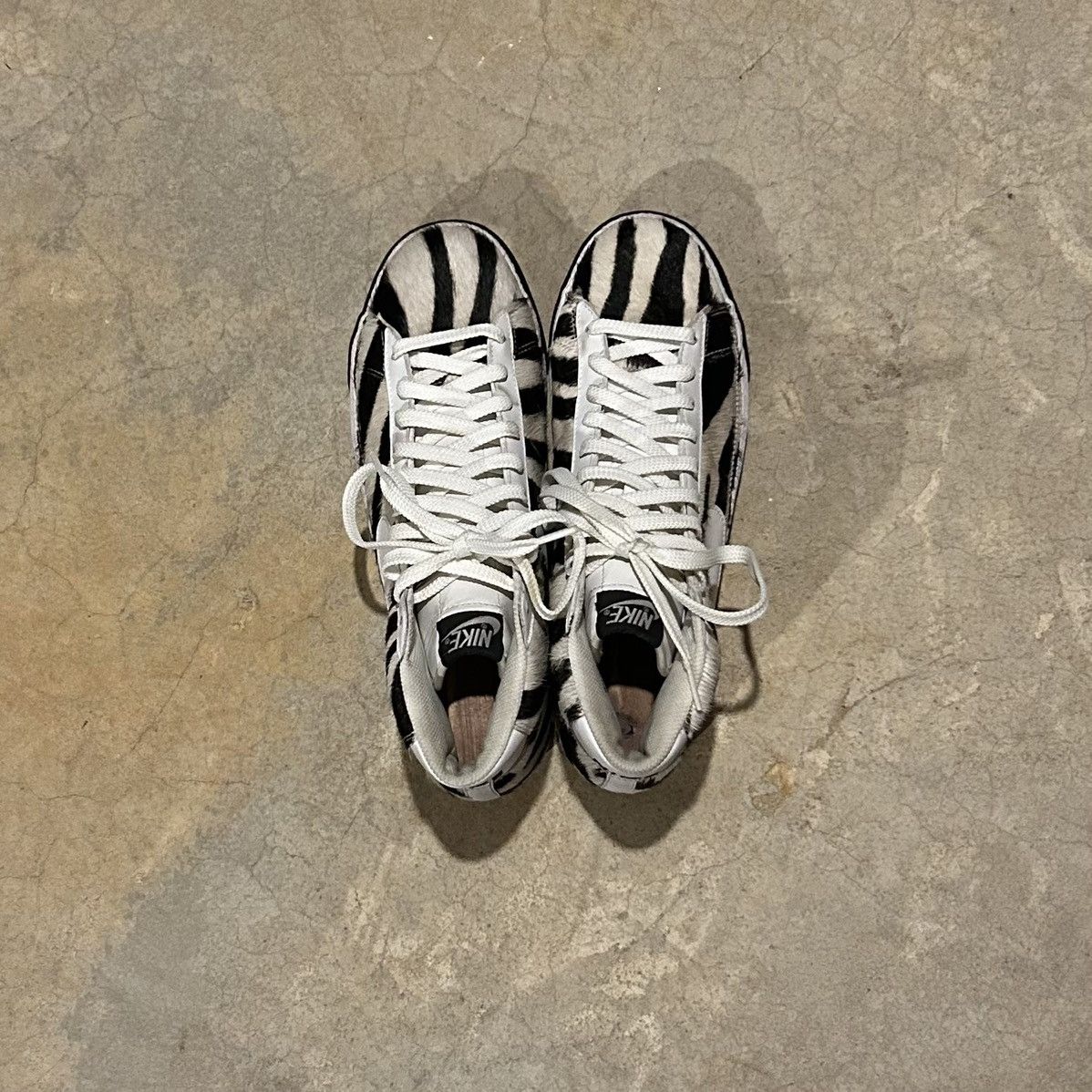Nike Nike SB Blazer Mid Premium Zebra Pony Hair 2007 US 10.5 Size US 10.5 / EU 43-44 - 11 Thumbnail