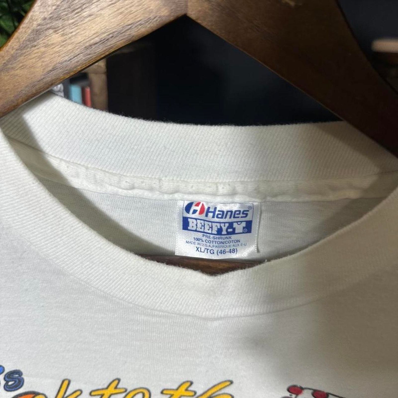 Hanes Vintage 90s Single Stitch Back to the Fifties Car Show Shirt Size US XL / EU 56 / 4 - 5 Thumbnail