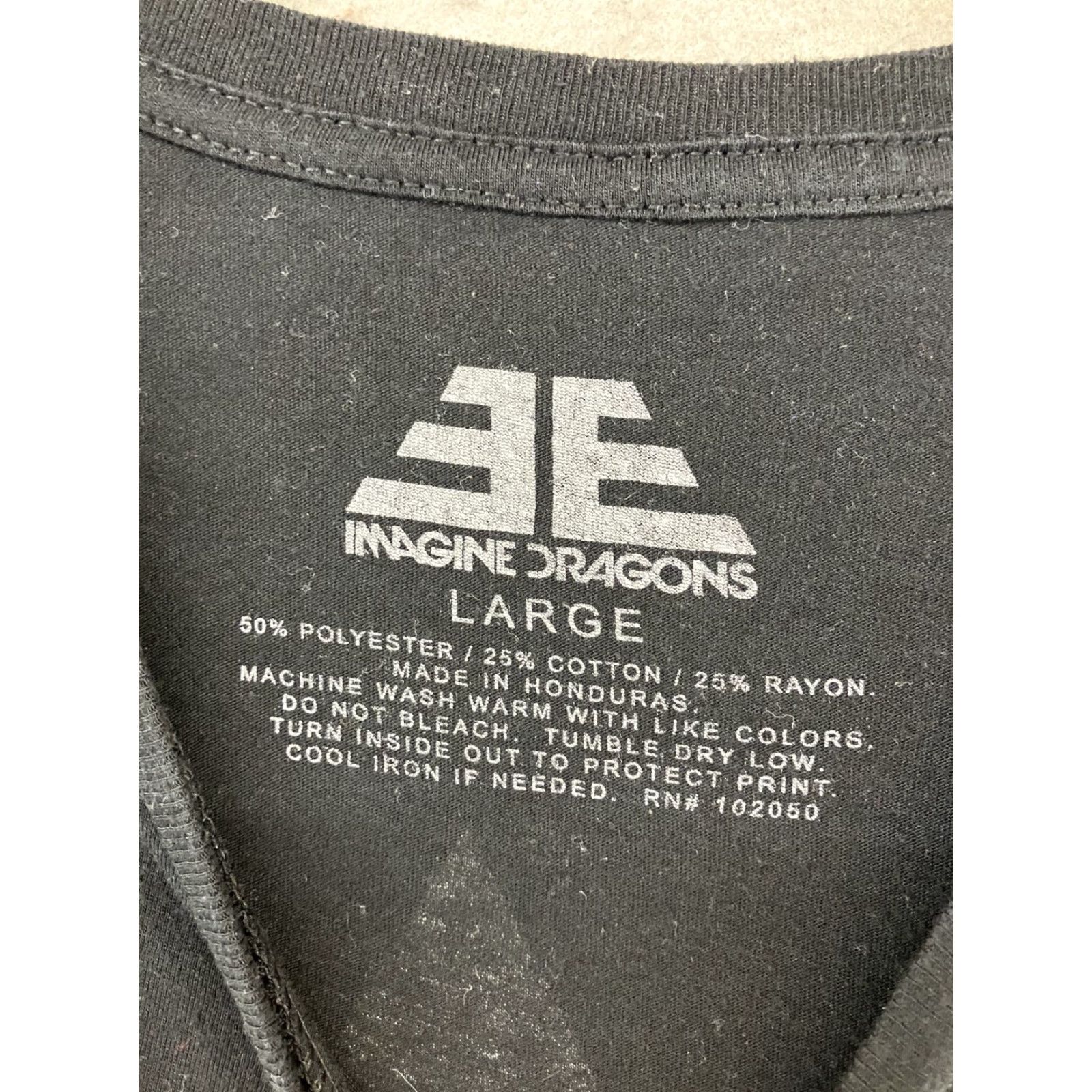 Vintage Imagine Shirts Adults L Black Evolve Logo TShirt Imagine Dragons Logo Shirt L Black 90s Concert Rock Pop Music Vintage No Size US L / EU 52-54 / 3 - 2 Thumbnail