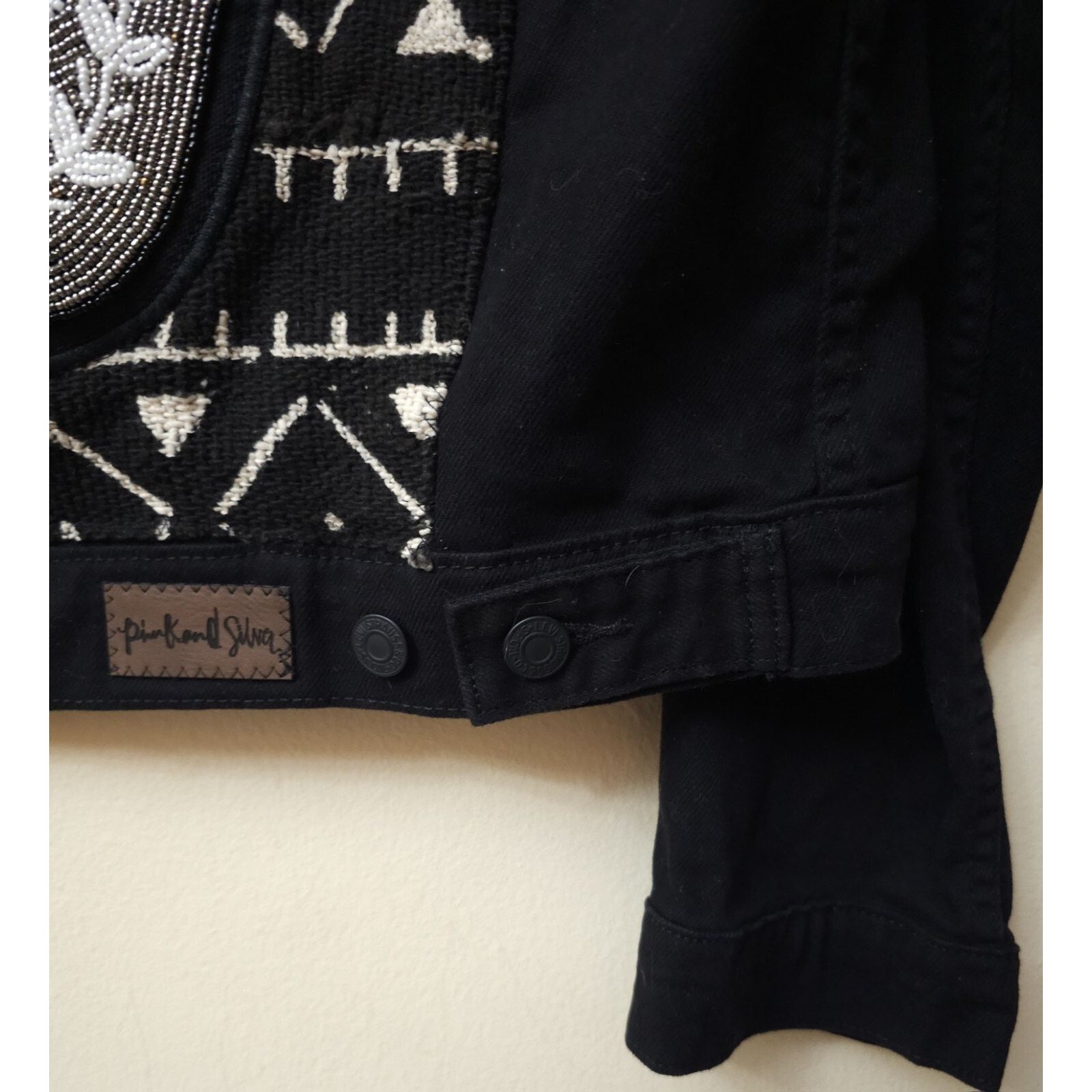 Levi's Levi's Embroidered Western Sequin Ex Boyfriend Trucker Size L / US 10 / IT 46 - 4 Thumbnail