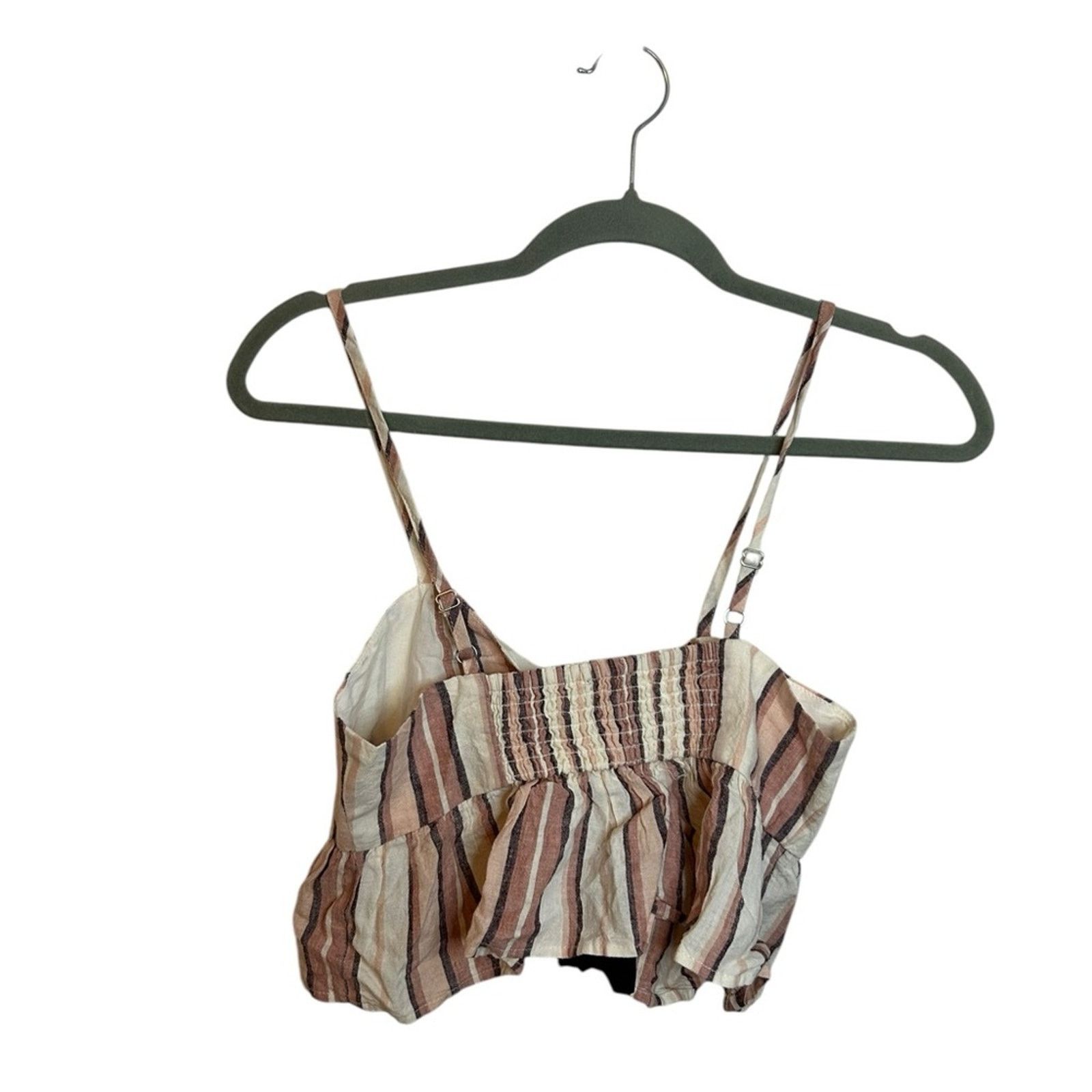 Forever 21 Nwt Forever 21 Striped Tie Front Crop Top Size M / US 6-8 / IT 42-44 - 2 Thumbnail