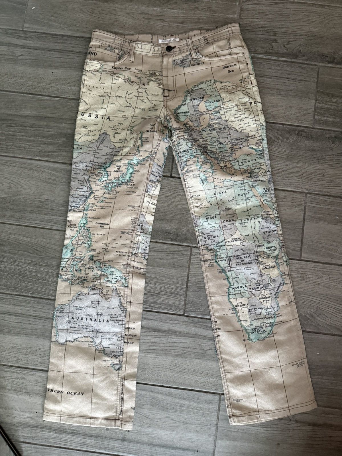 Pleats Please Issey Miyake RARE Issey Miyake Pleats Please Map Pants Size US 32 / EU 48 - 2 Thumbnail