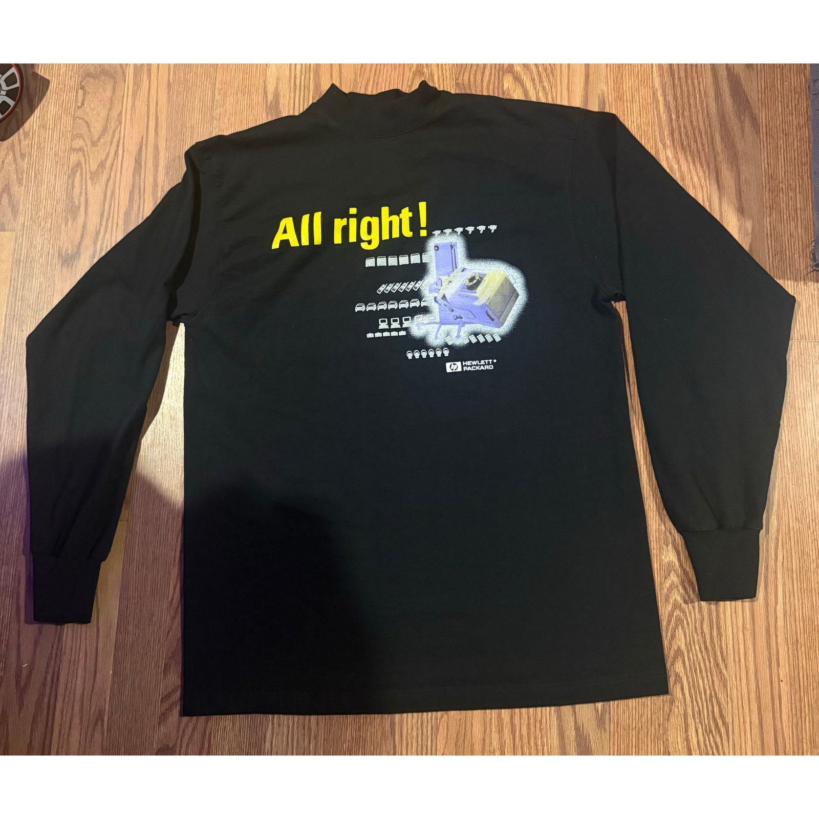 Fruit Of The Loom All Right HP 83000 MCU Series Rare Long sleeve Size US L / EU 52-54 / 3 - 1 Thumbnail