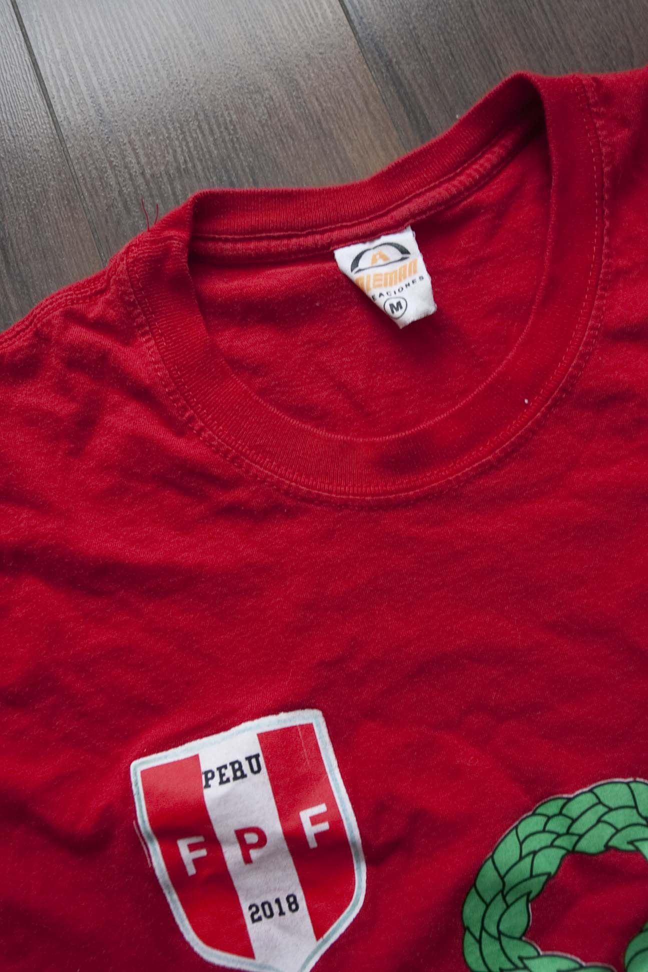 Other FPF Peru Soccer T Shirt Size M Red Size US M / EU 48-50 / 2 - 2 Thumbnail