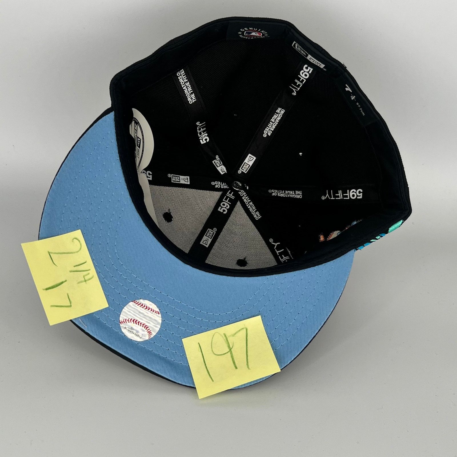 New Era Size 7 Black Los Angeles Dodgers Groovy 7 World Series Champ Size ONE SIZE - 4 Thumbnail