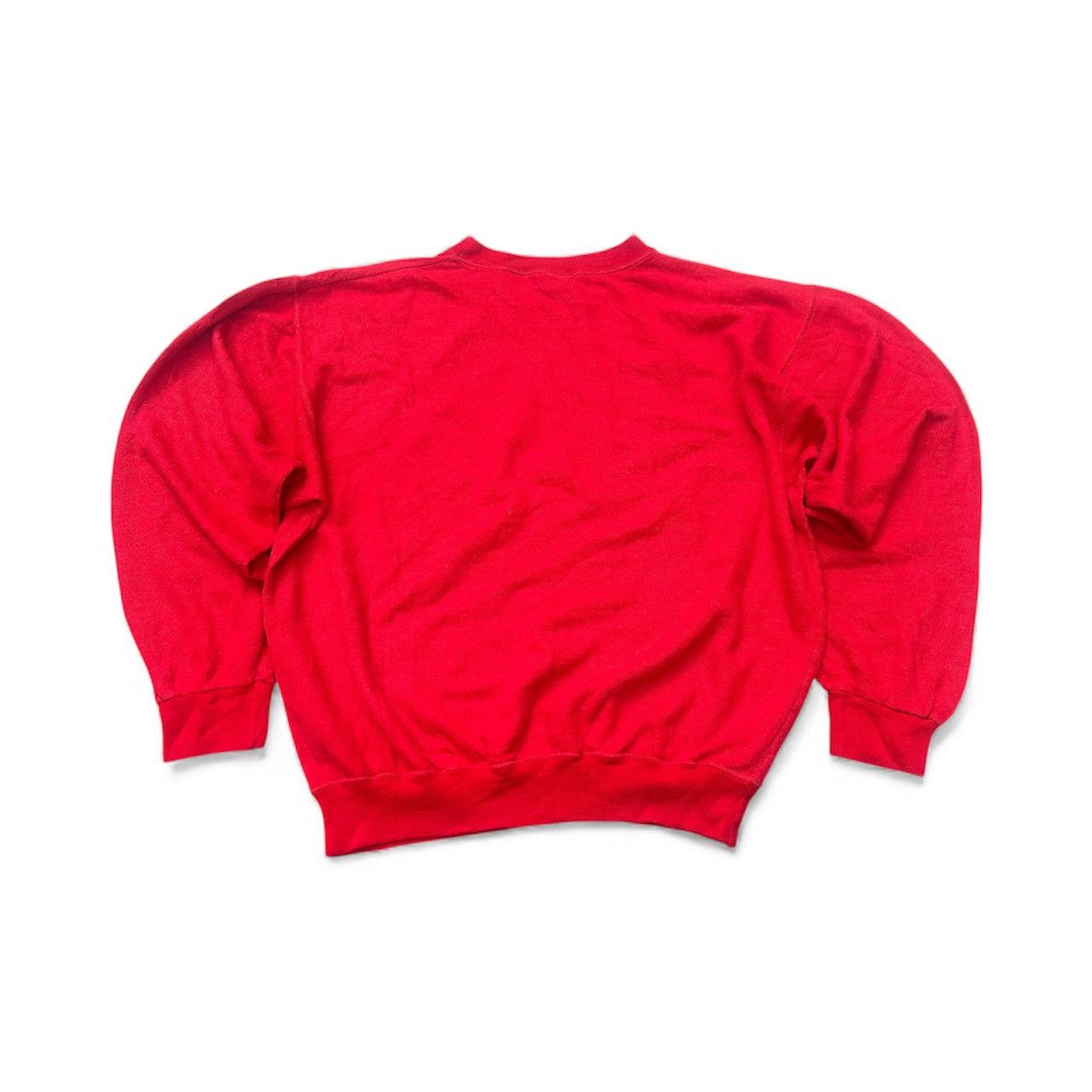 Nike Vintage Nike Embroidered Swoosh Sweatshirt Red - Size M Size US M / EU 48-50 / 2 - 2 Thumbnail