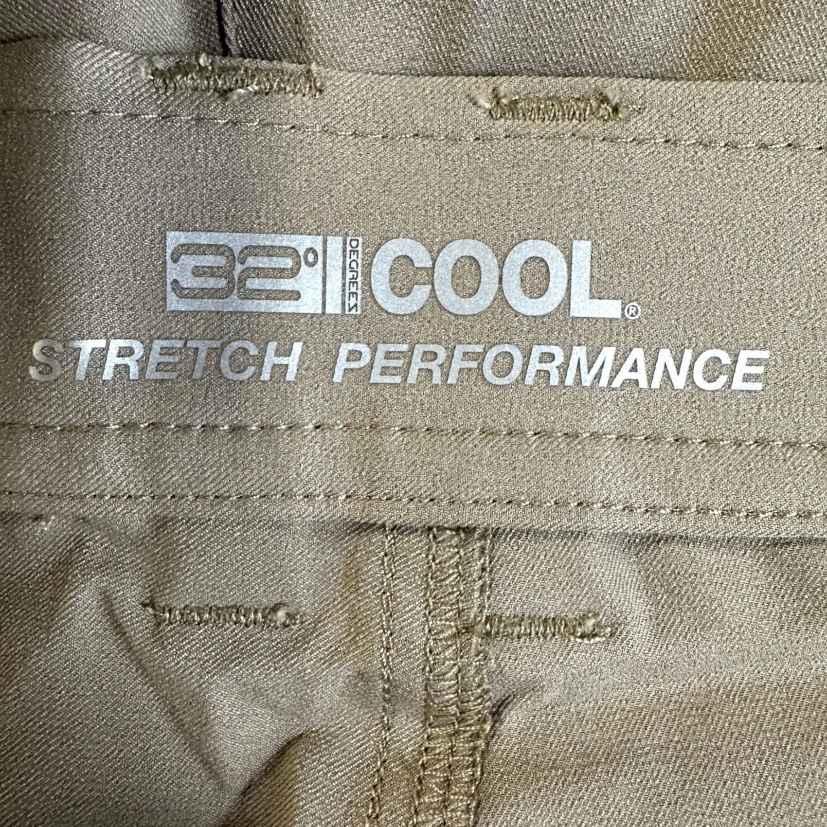 Vintage 32 Degrees Cool Heat Jeans Straight Men 42 Dusty Khaki 5 Pockets Button Closure Regular Inseam 36 Denim Stretch NEW Size US 42 / EU 58 - 4 Thumbnail