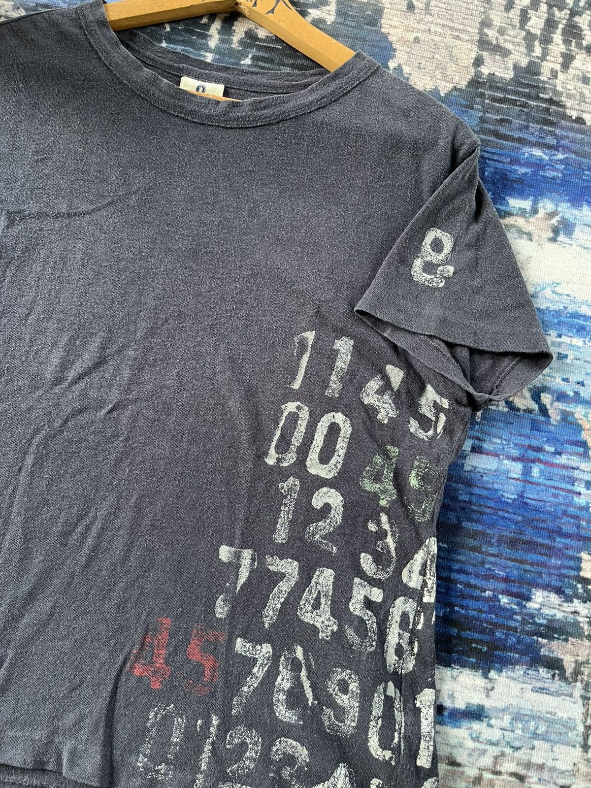 45rpm × Japanese Brand 45 RPM Over Print Spell Out Logo Boxy Tees Japan Size US M / EU 48-50 / 2 - 3 Thumbnail