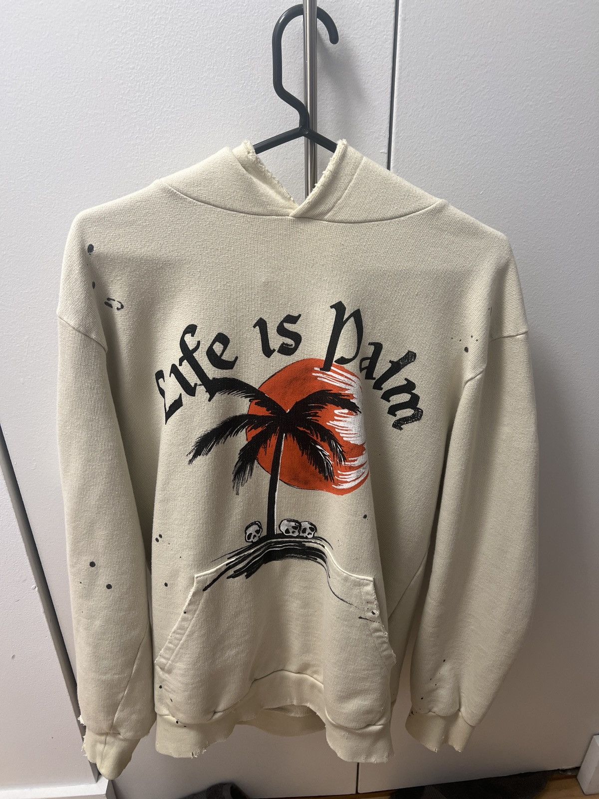 Palm Angels Palm Angels Life Is Palm Hoodie Size US L / EU 52-54 / 3 - 3 Thumbnail
