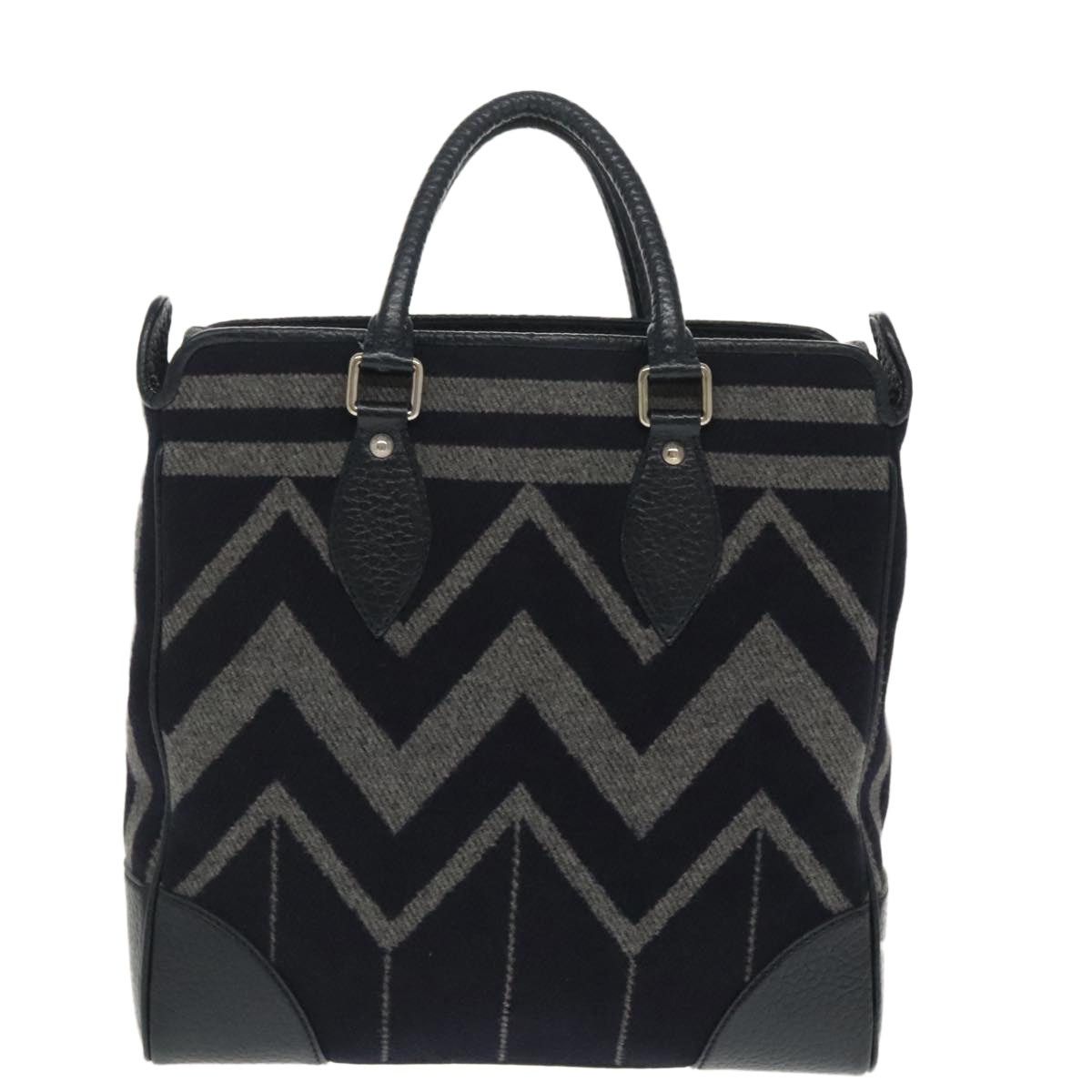 Louis Vuitton LOUIS VUITTON Covervale Hand Bag Wool Navy M95241 Size ONE SIZE - 2 Thumbnail