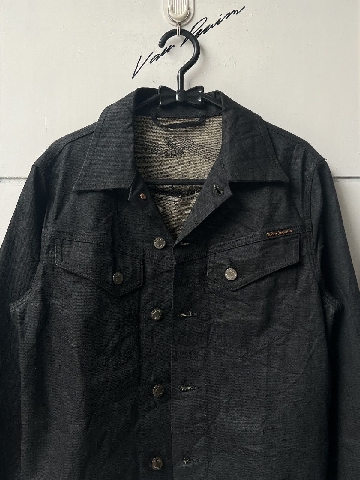 Nudie Jeans NUDIE JEANS CO Black Denim Jacket Size US XS / EU 42 / 0 - 8 Thumbnail