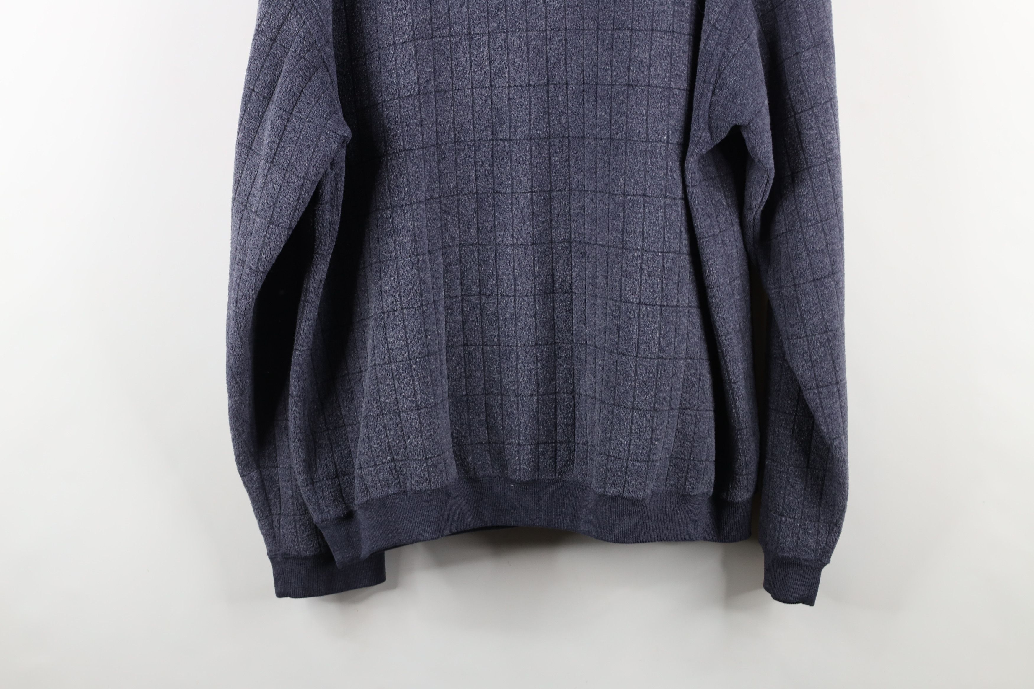 Vintage Vintage 90s Streetwear Fleece Collared Pullover Sweatshirt Size US L / EU 52-54 / 3 - 13 Thumbnail