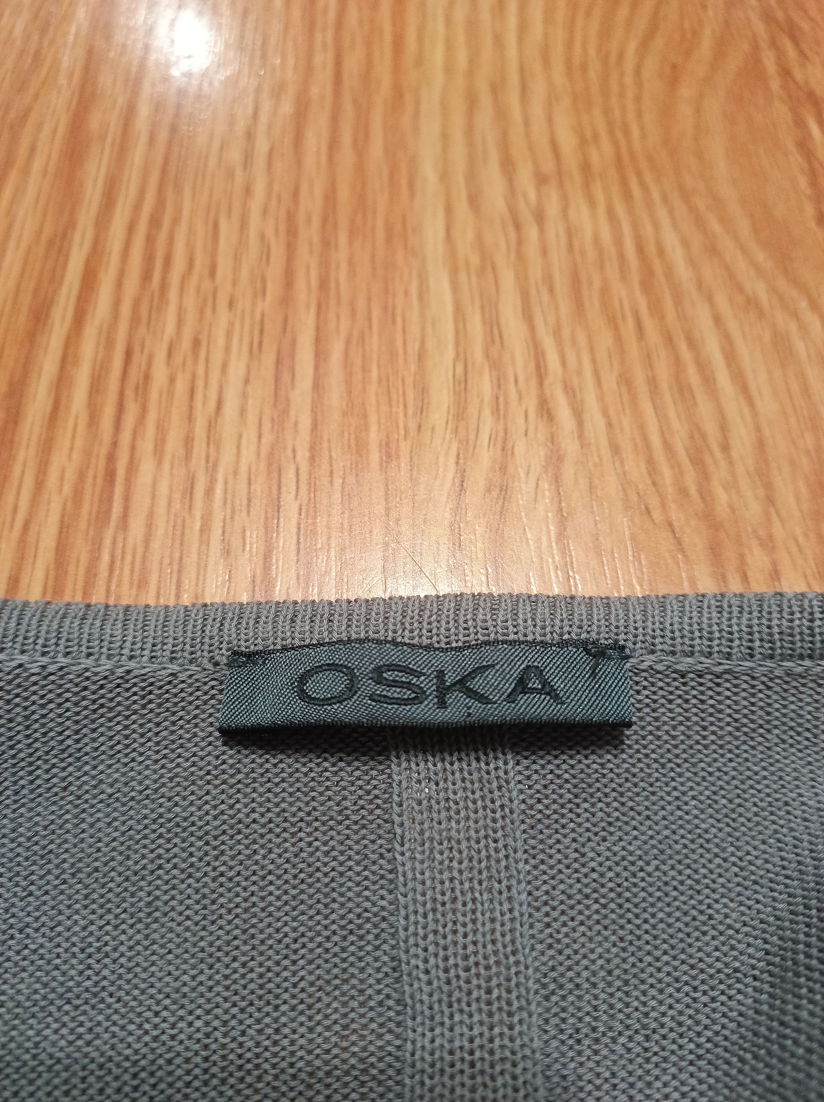 OSKA OSKA Grey Lightweight Cardigan Fine Knit Cotton Sz 2 Size M / US 6-8 / IT 42-44 - 10 Thumbnail