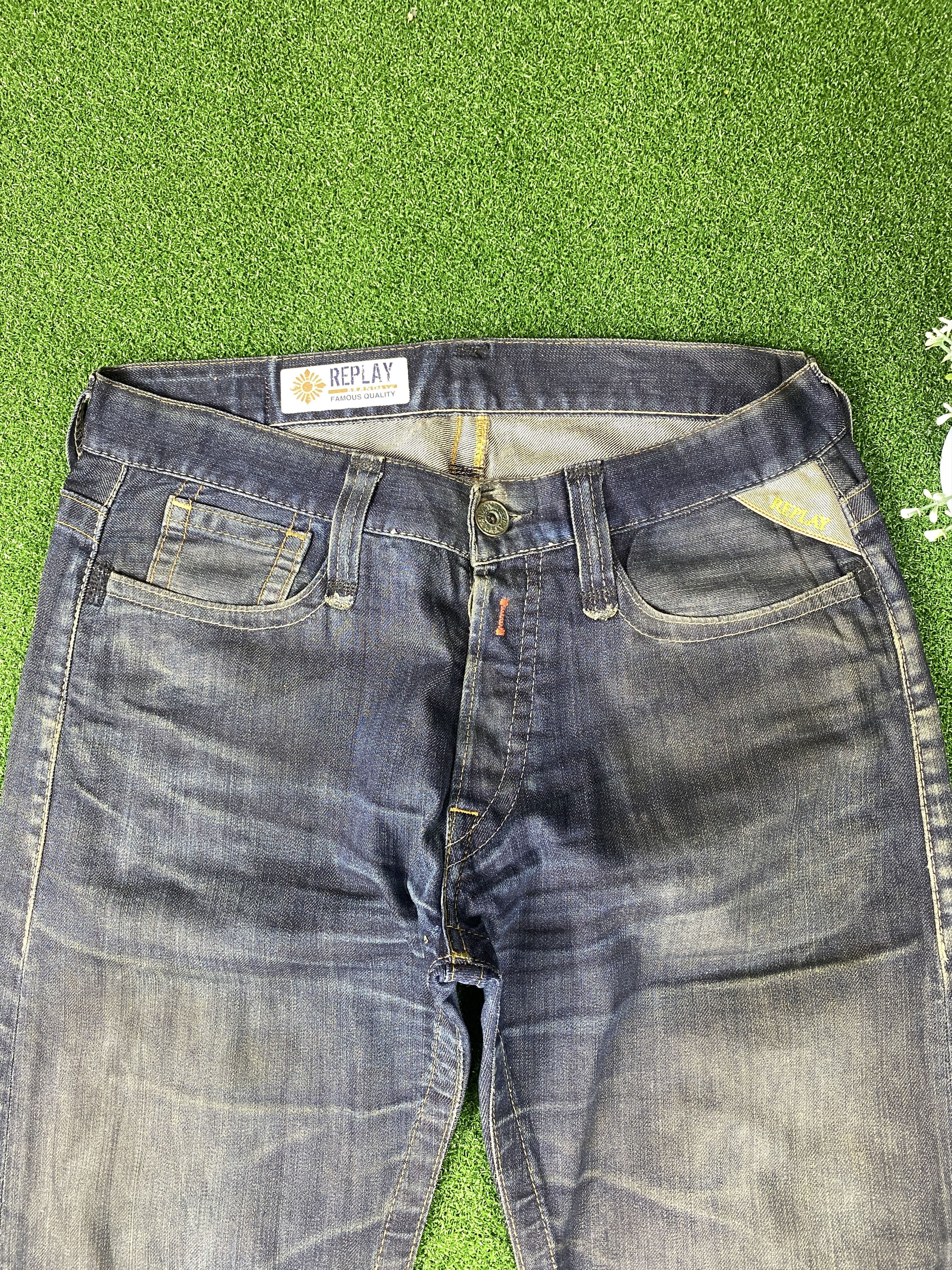 Replay Vintage Replay Faded Black Jeans CP0070 Size US 34 / EU 50 - 2 Thumbnail