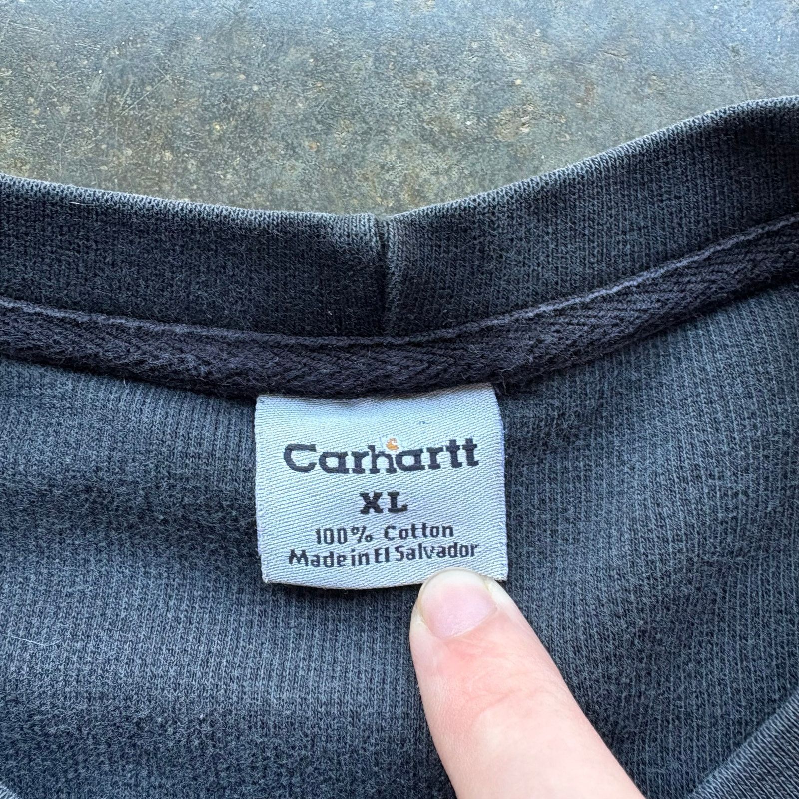Carhartt Vintage Y2K Thick Carhartt Waffle Thermal Shirt Size US XL / EU 56 / 4 - 3 Thumbnail