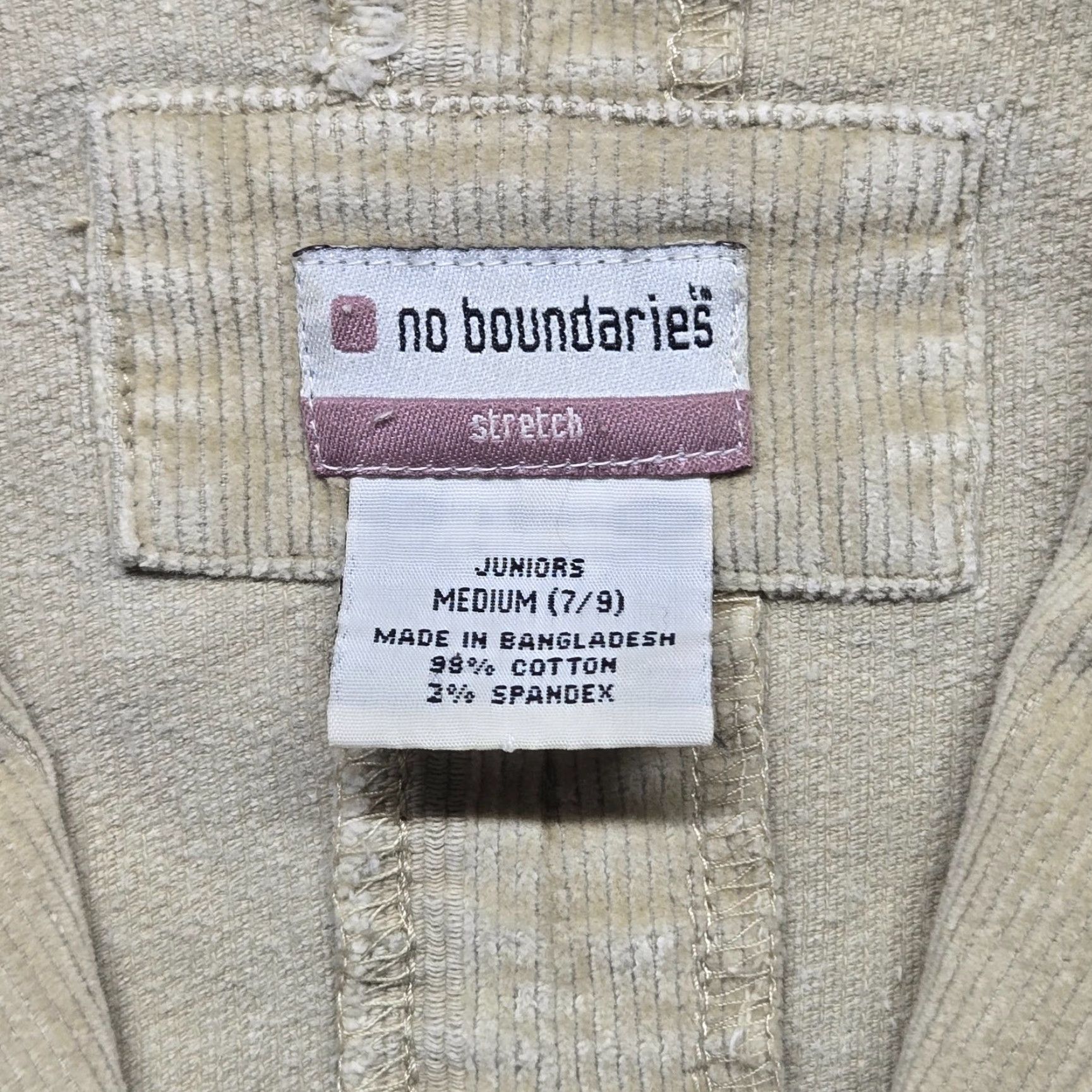 Vintage No Boundaries Tan Jacket Coat Lightweight knit Women Juniors M Medium 7/9 Size M / US 6-8 / IT 42-44 - 3 Thumbnail