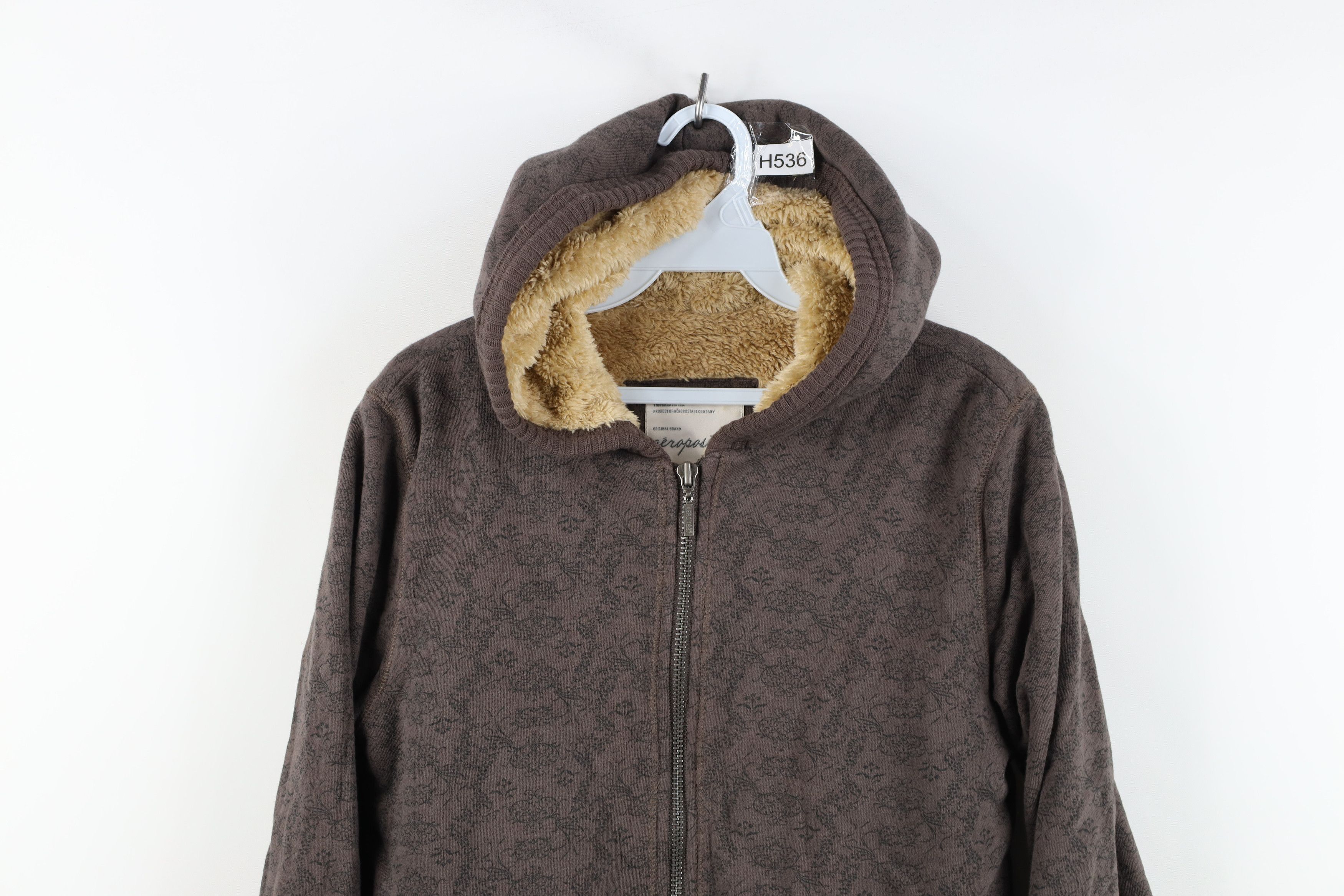 Aeropostale Vintage Y2K Aeropostale Lined Babydoll Flower Zip Hoodie Size L / US 10 / IT 46 - 2 Thumbnail