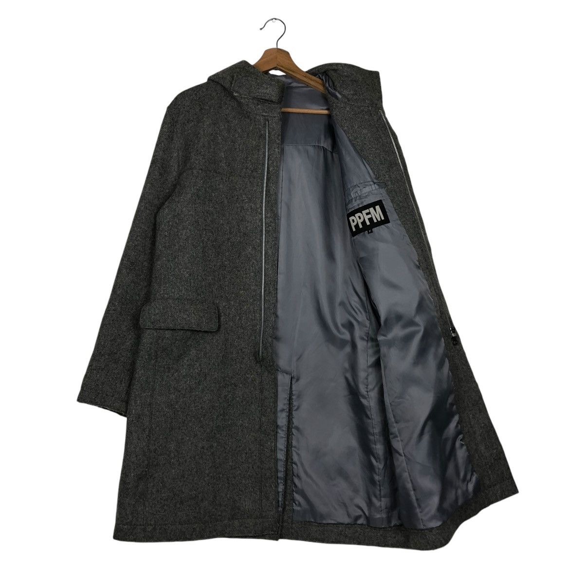 PPFM 🔥VINTAGE LONG BIKER JACKET WOOL PPFM Size US M / EU 48-50 / 2 - 15 Thumbnail