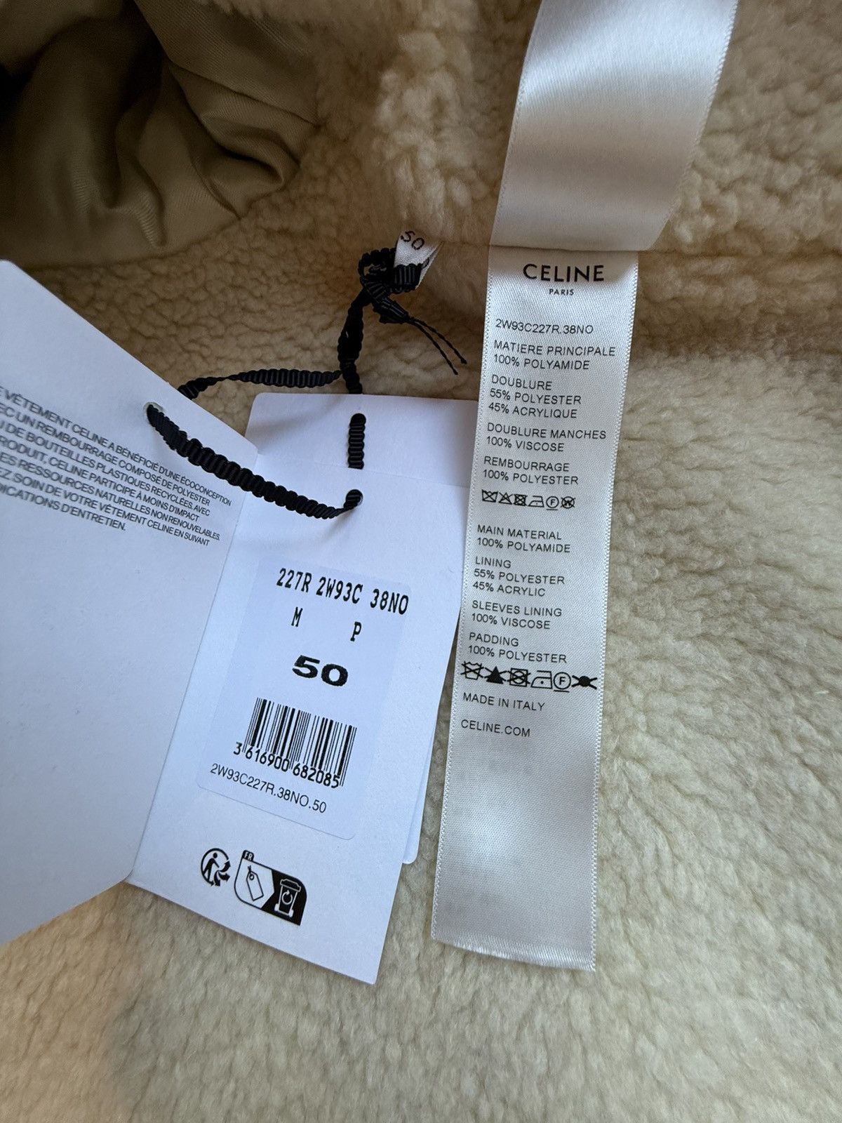 Celine $2.5k Celine coaches jacket C logo shearling lined jacket 50 Size US L / EU 52-54 / 3 - 25 Thumbnail