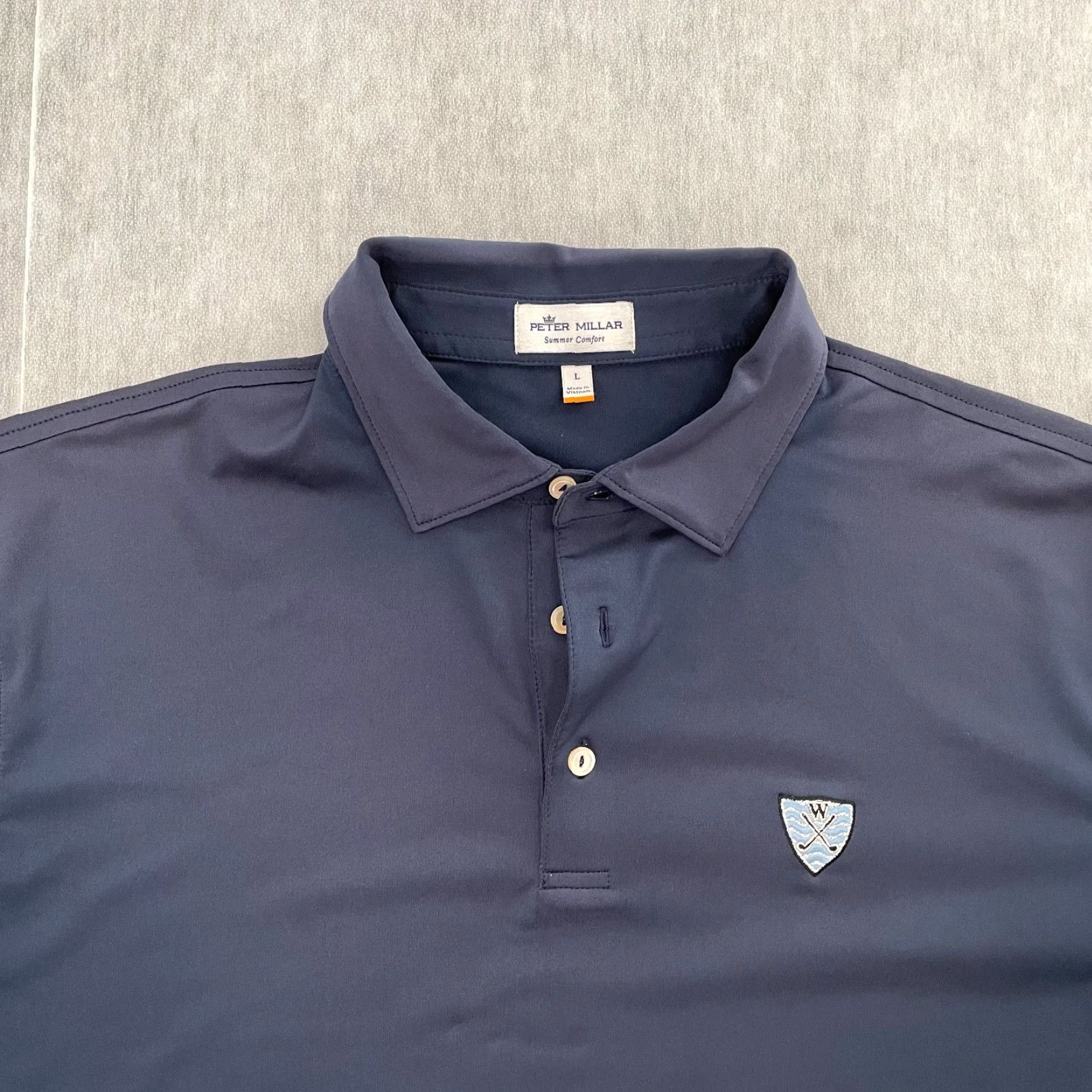 Peter Millar Peter Millar Shirt Adult Large Blue Polo Summer Comfort Mens L Windsor Cup Golf Signature Style: Classic, Preppy, Sports Size US L / EU 52-54 / 3 - 3 Thumbnail
