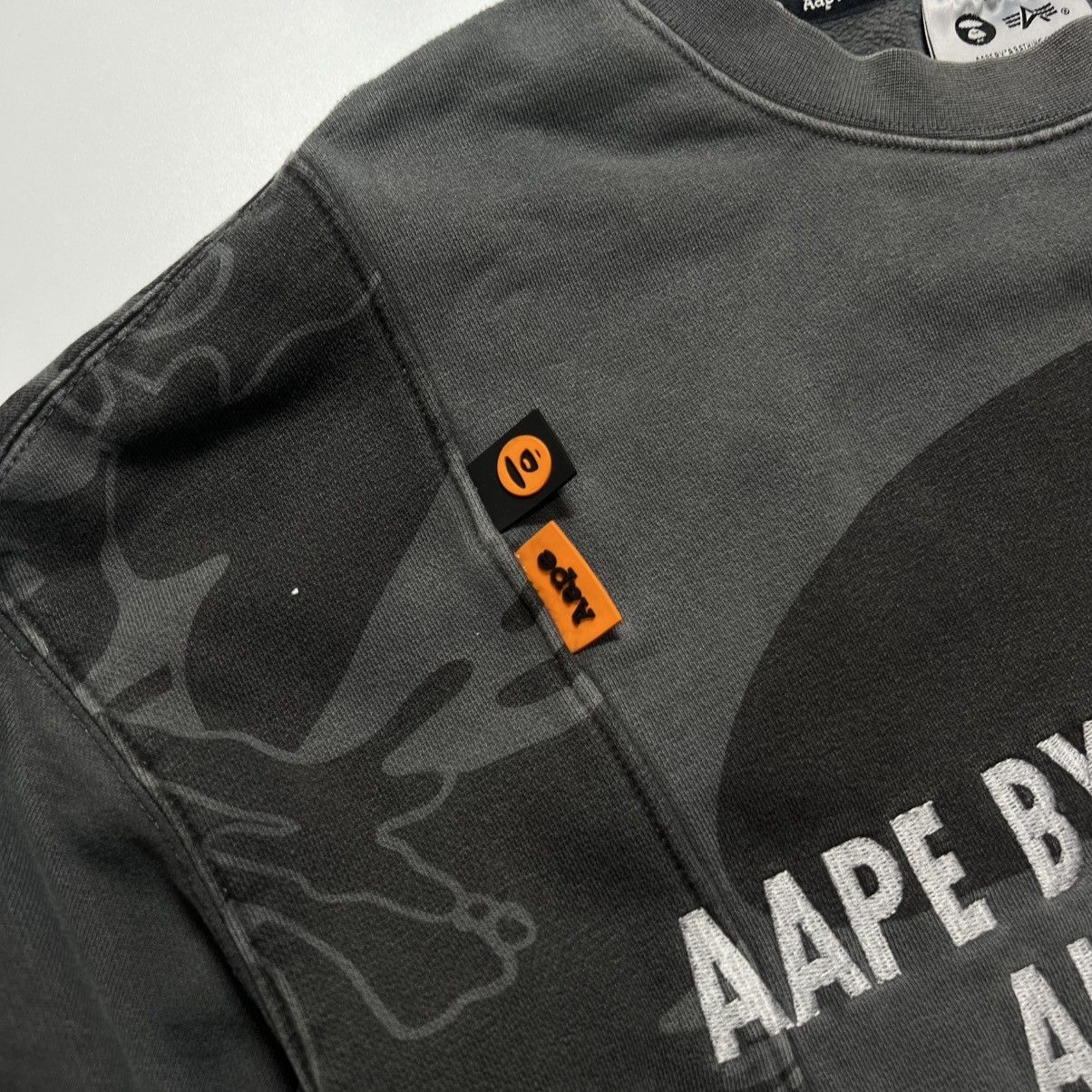 Aape Aape x Alpha Industries Washed Sweatshirt FF22 Size US M / EU 48-50 / 2 - 7 Thumbnail