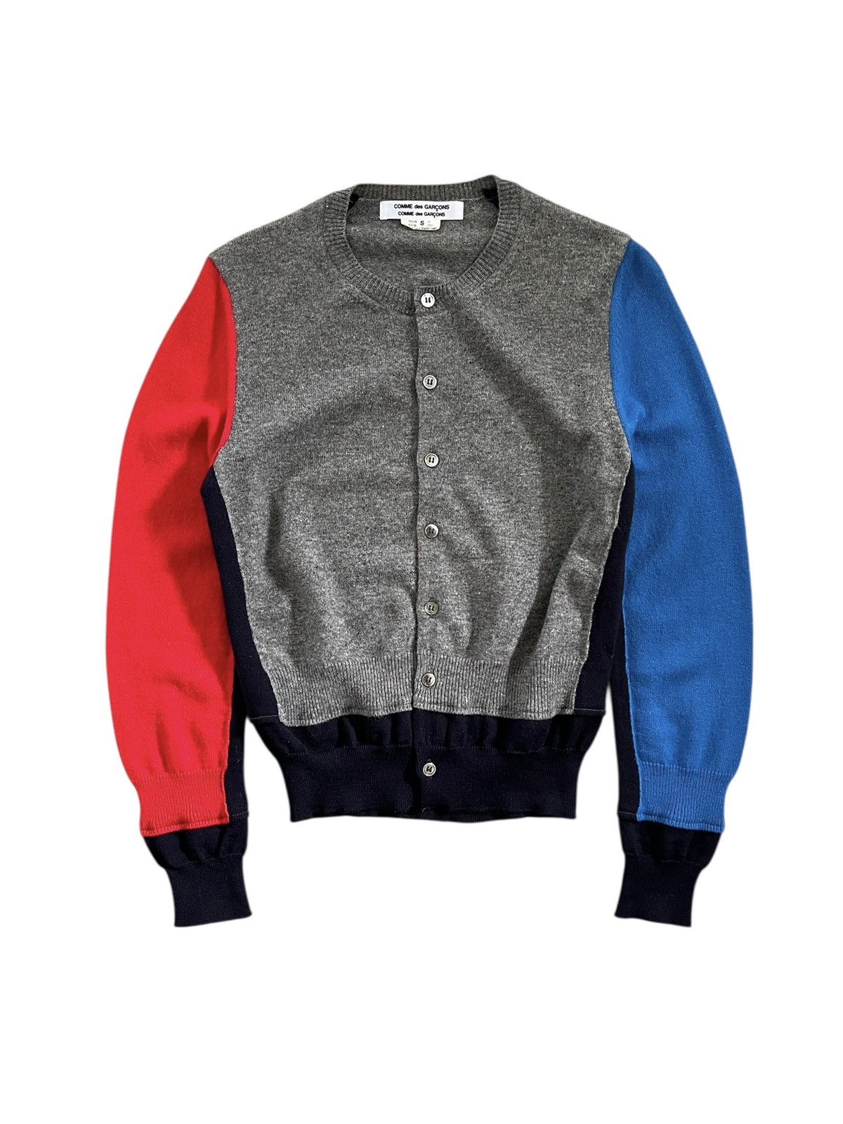 Comme des Garcons Comme des Garçons SS2007 Multicolor Hybrid Cardigan Size S / US 4 / IT 40 - 1 Thumbnail