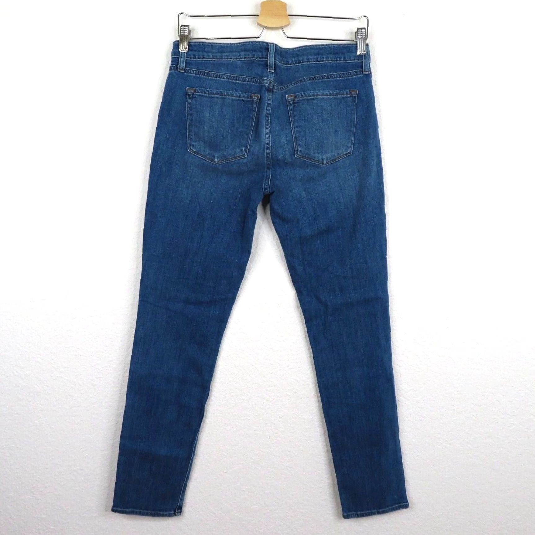 J Brand J Brand Jeans Ellis Echo Blue Wash Denim Straight Leg 27 Womens Cotton Blend 5-Pocket Stretch Regular Vintage No Size 27" / US 4 / IT 40 - 3 Thumbnail