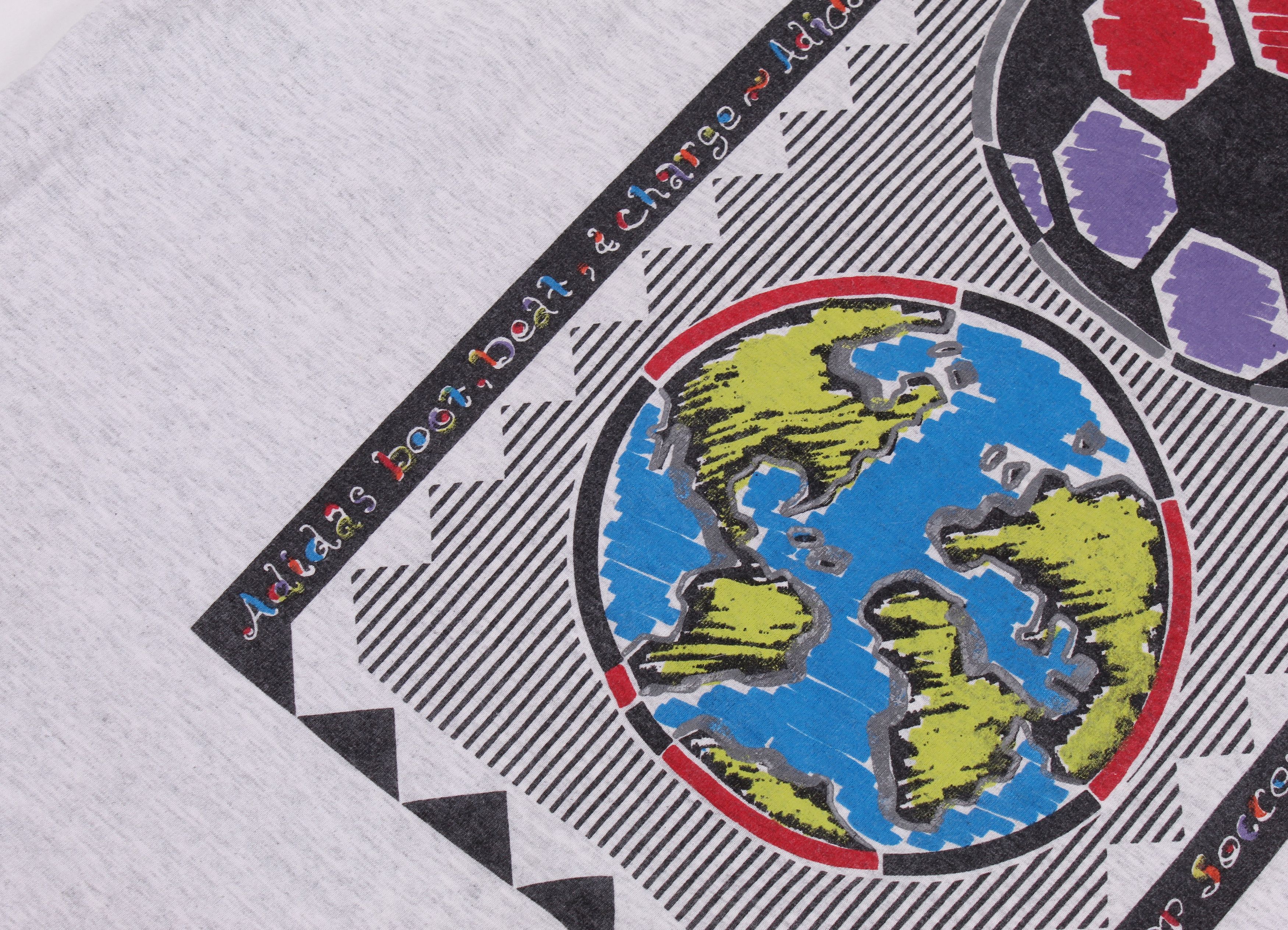 Adidas Vintage 80's Adidas Printed T-shirt Size US M / EU 48-50 / 2 - 6 Thumbnail